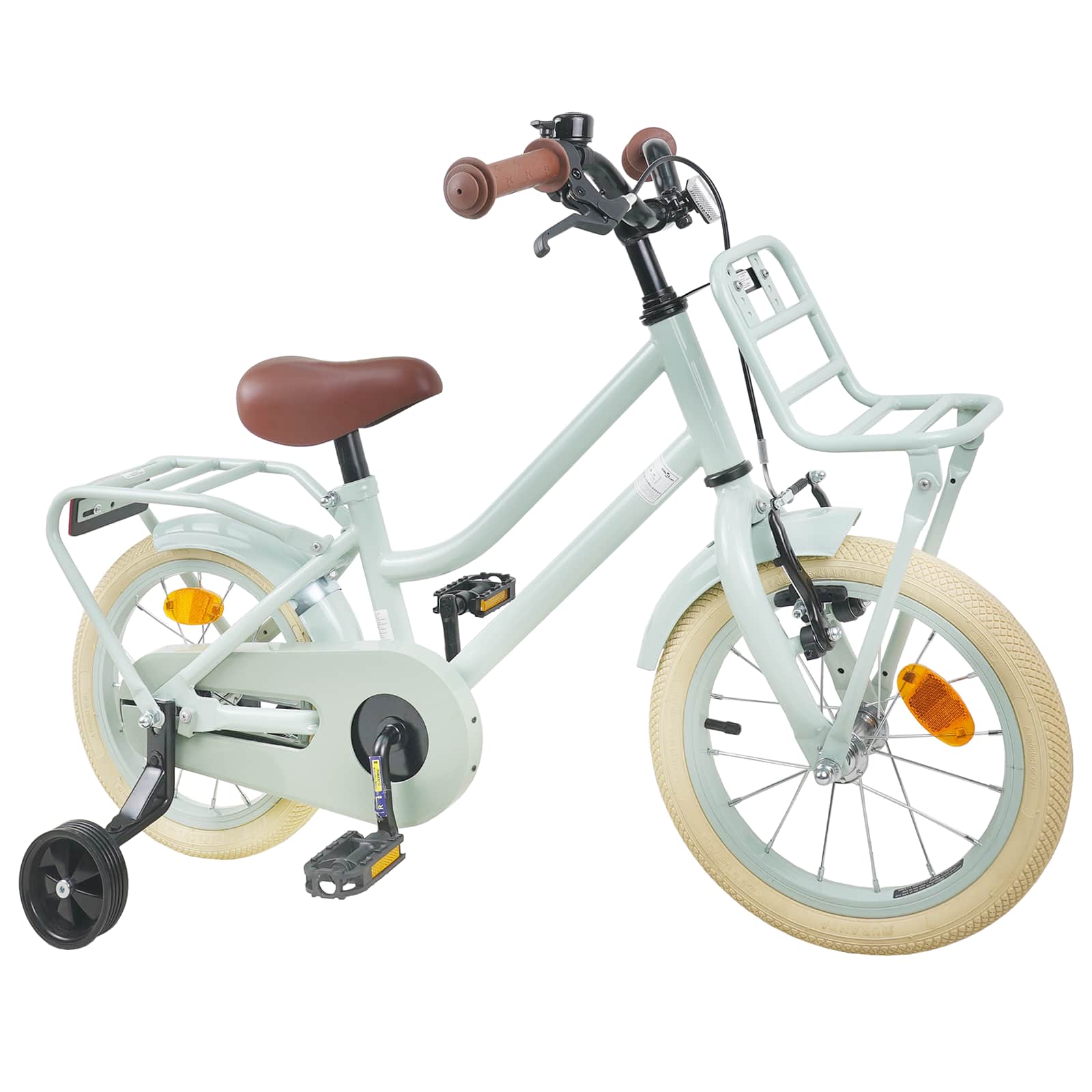 Laste Bike 16 Tolli 4–6 aastastele Hele roheline