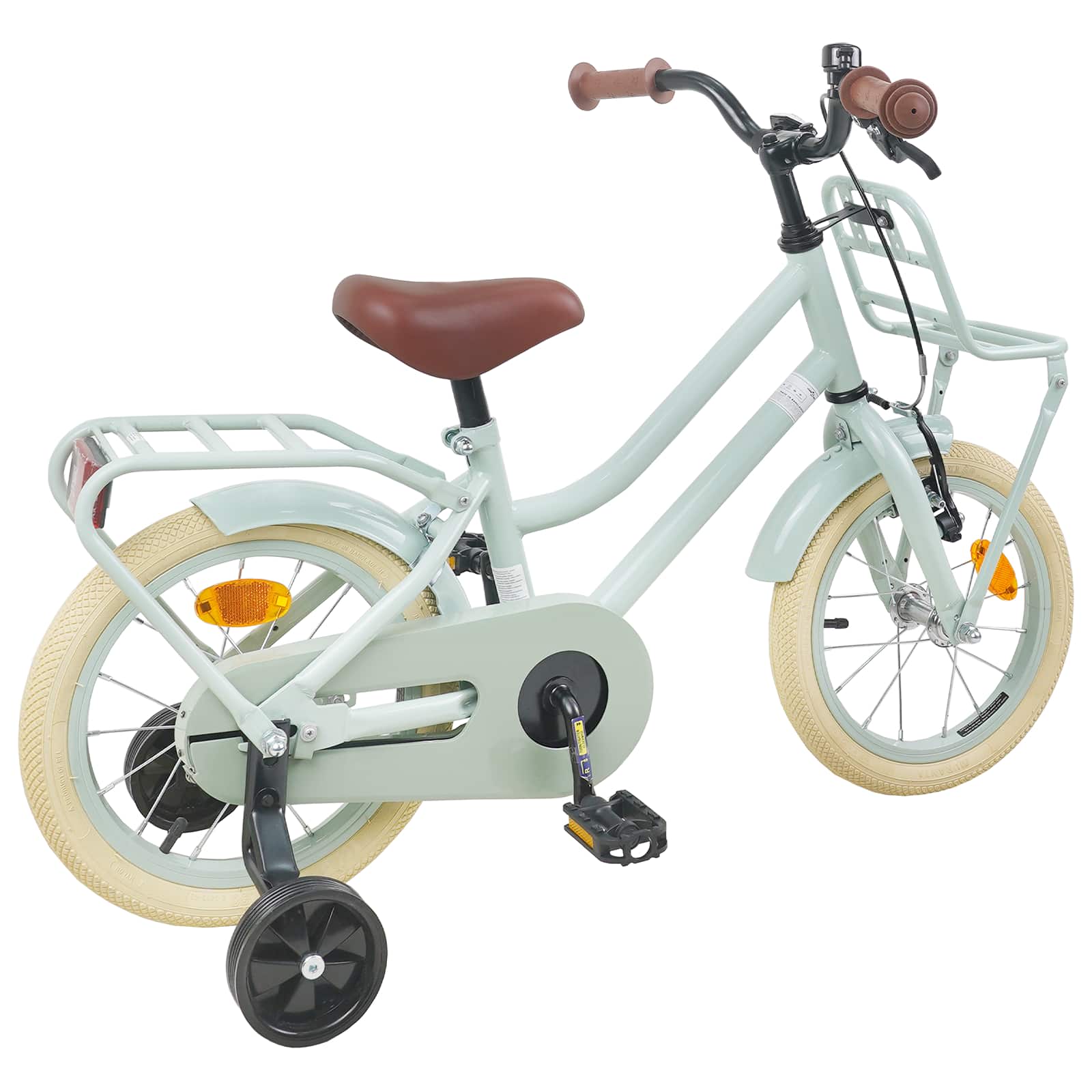 Laste Bike 16 Tolli 4–6 aastastele Hele roheline