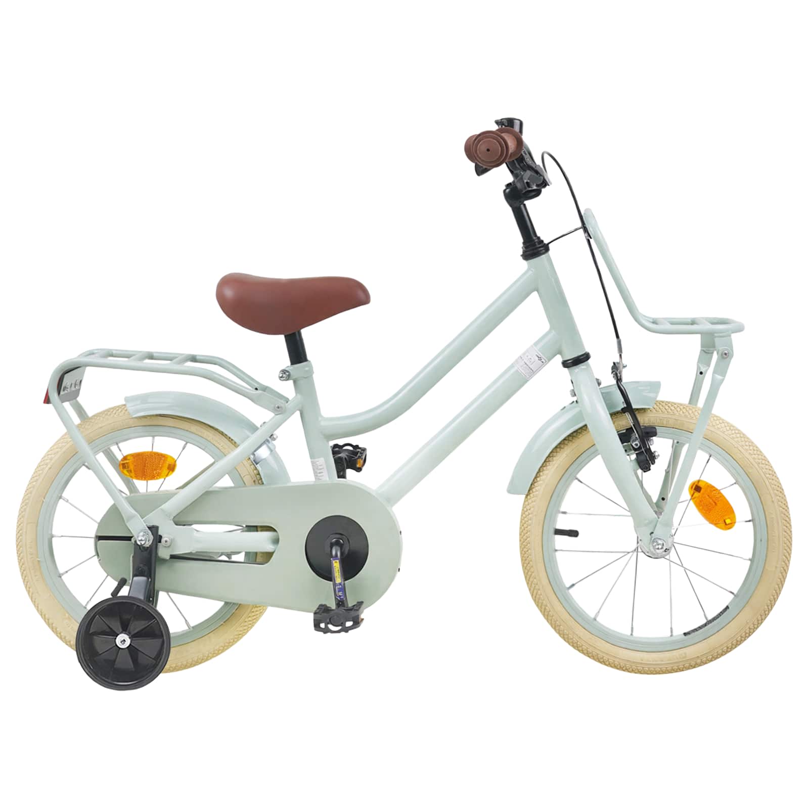 Laste Bike 16 Tolli 4–6 aastastele Hele roheline