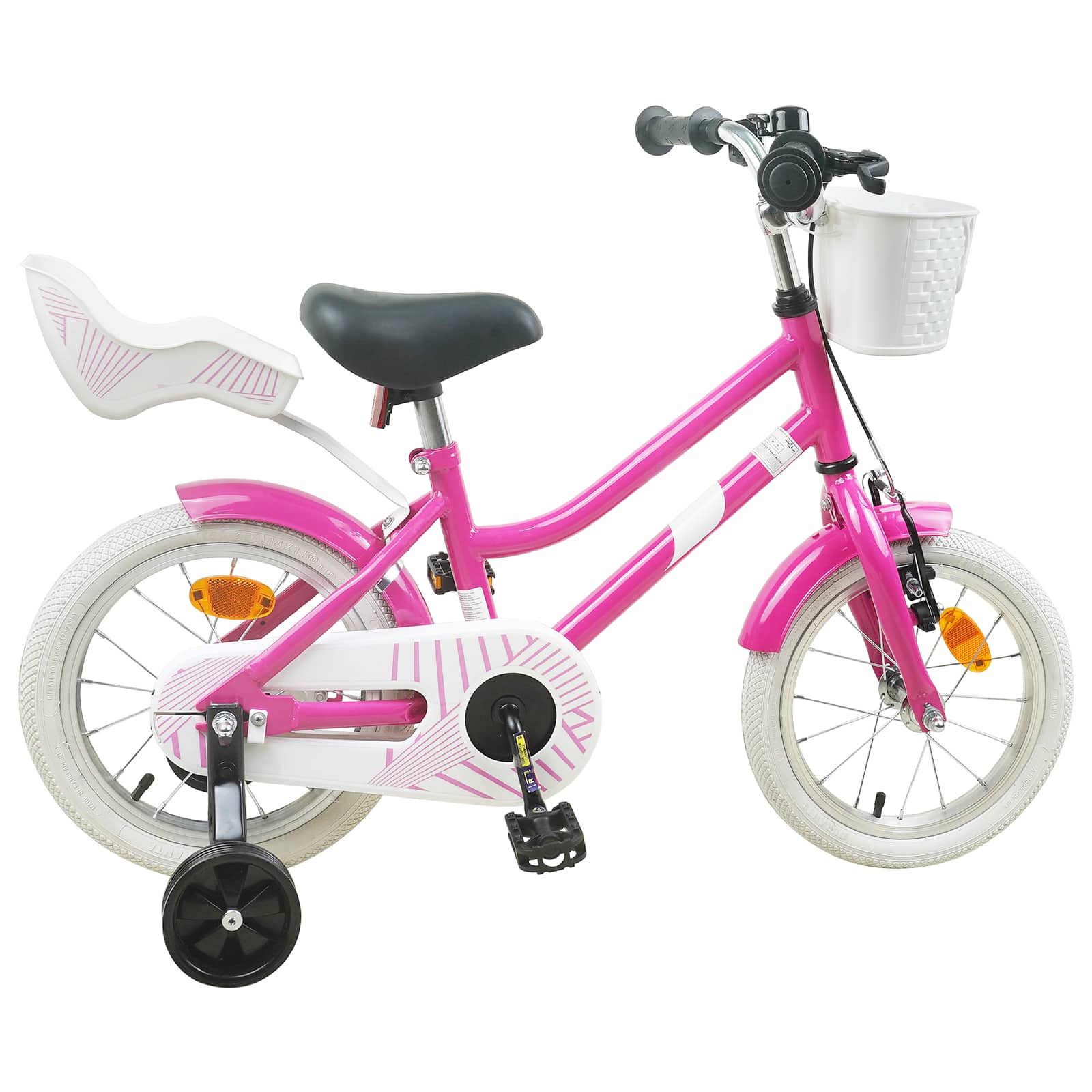Laste Bike 14 Tolli 3-5 Aastat Tumepink