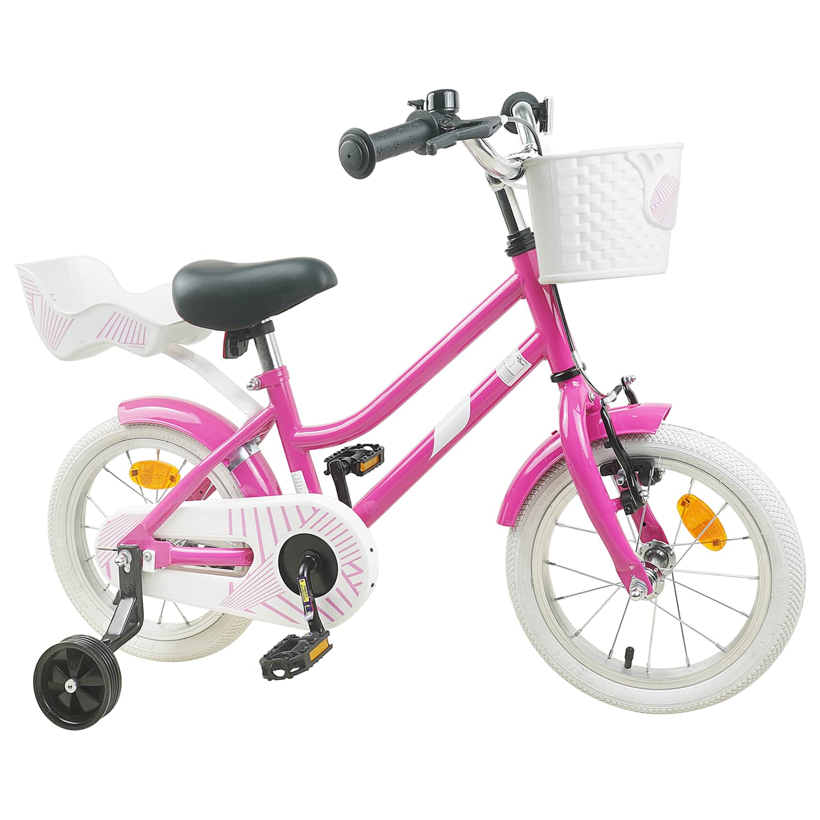 Laste Bike 16 Tolli 4-6 aastastele Tumepink
