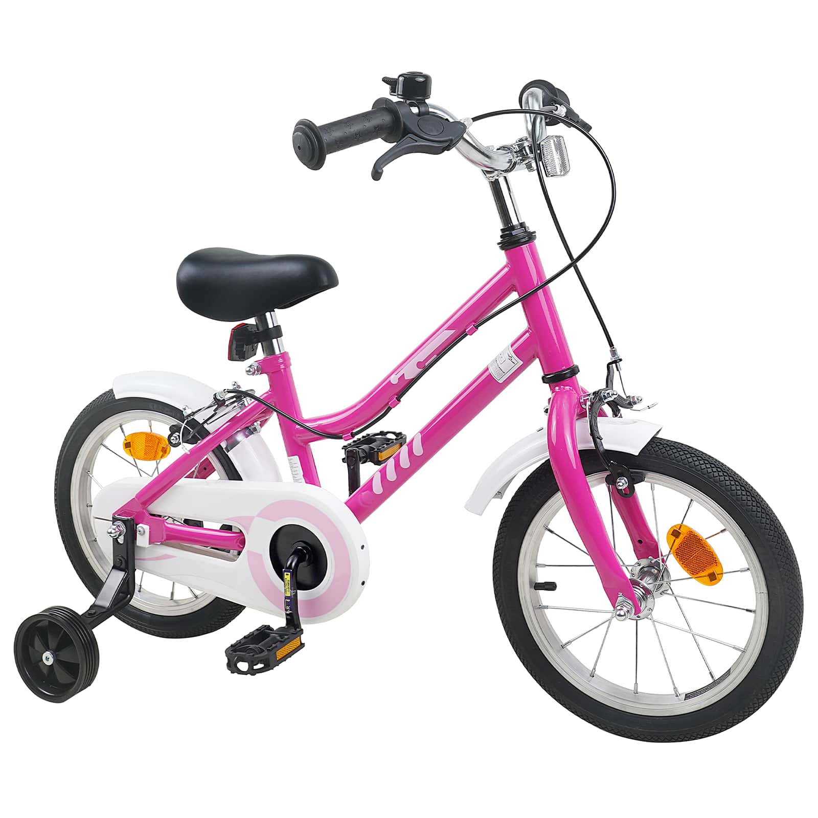 Laste Bike 14 Tolli 3-5 Aastat Roosa valge