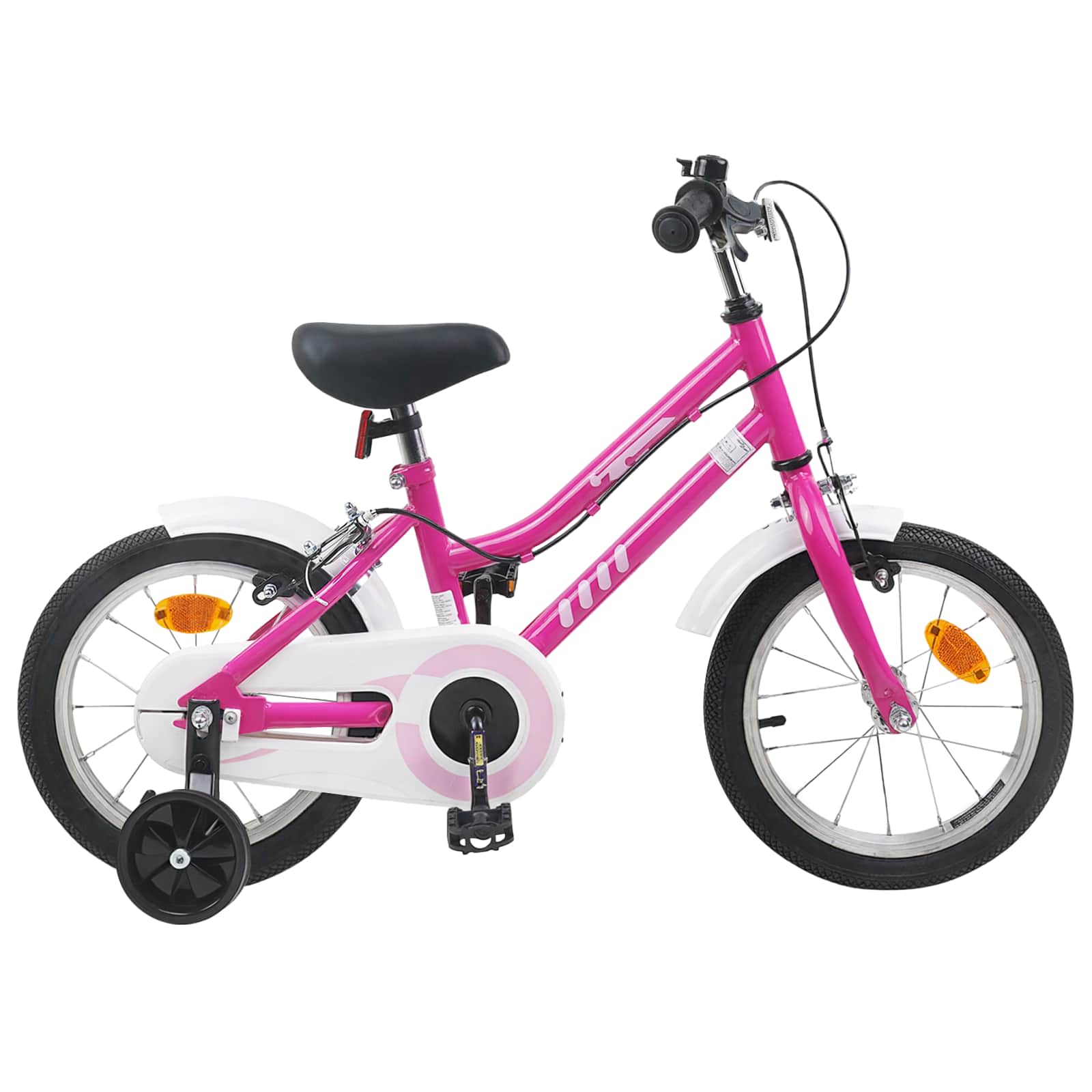 Laste Bike 14 Tolli 3-5 Aastat Roosa valge