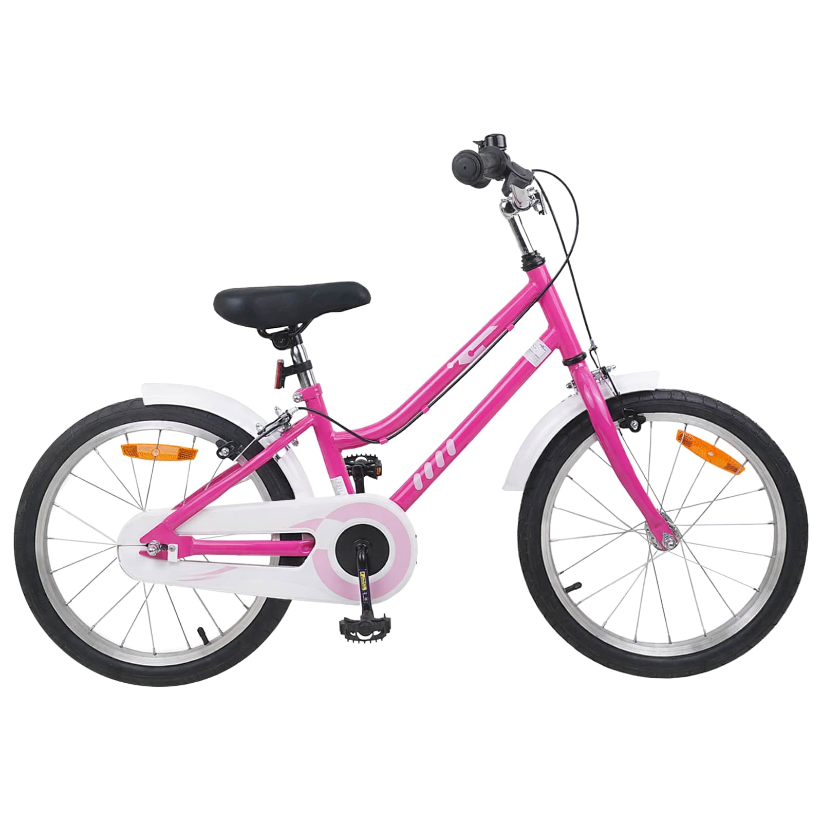 Laste Bike 18 Tolli 5-7 aastastele Roosa valge
