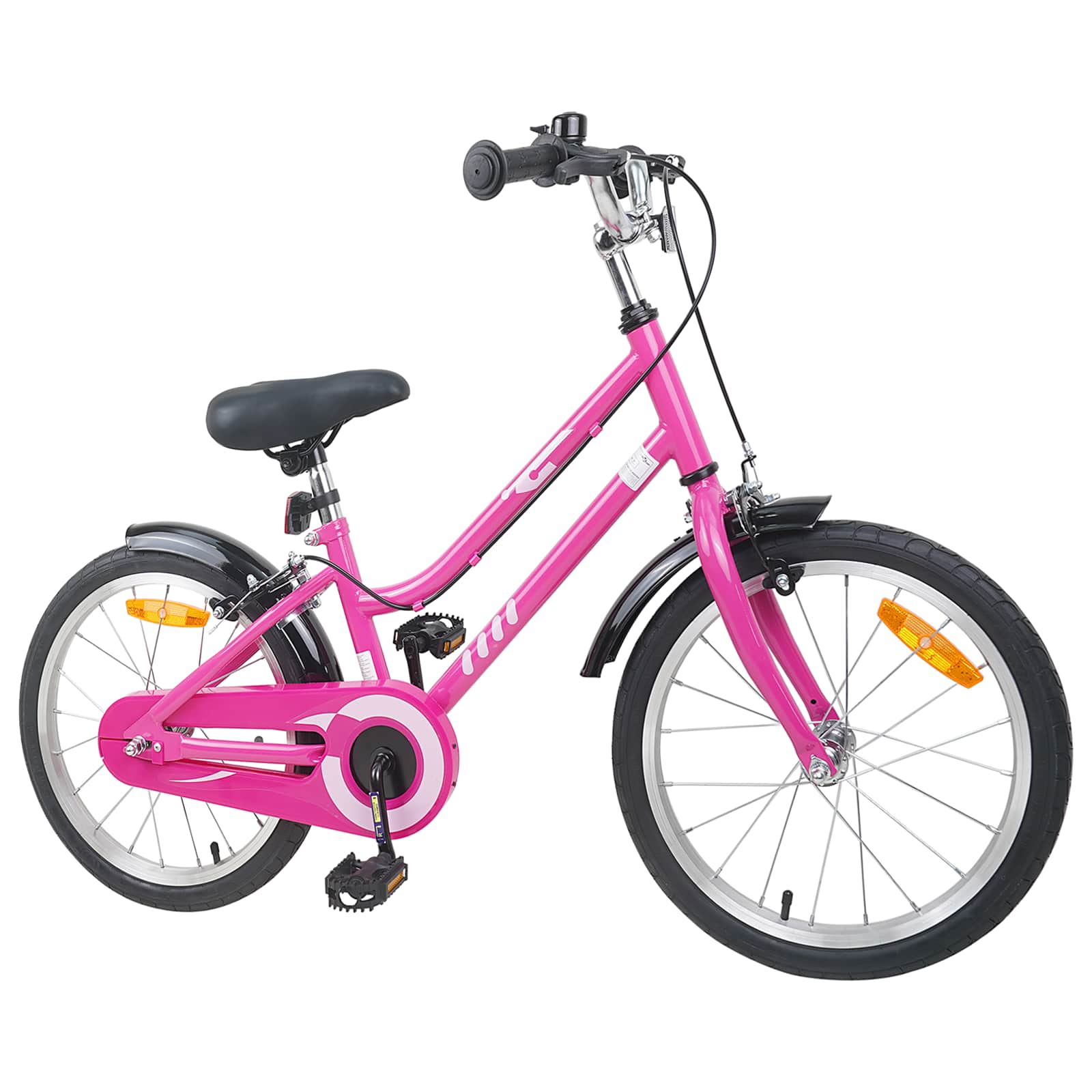 Laste Bike 18 Tolli 5-7 aastastele Roosa Must