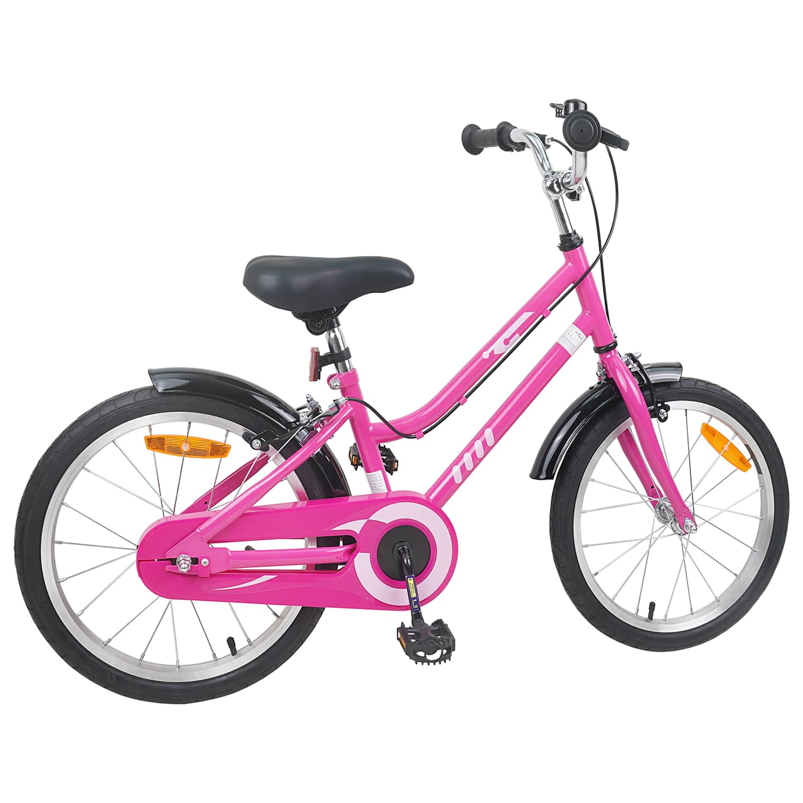 Laste Bike 18 Tolli 5-7 aastastele Roosa Must