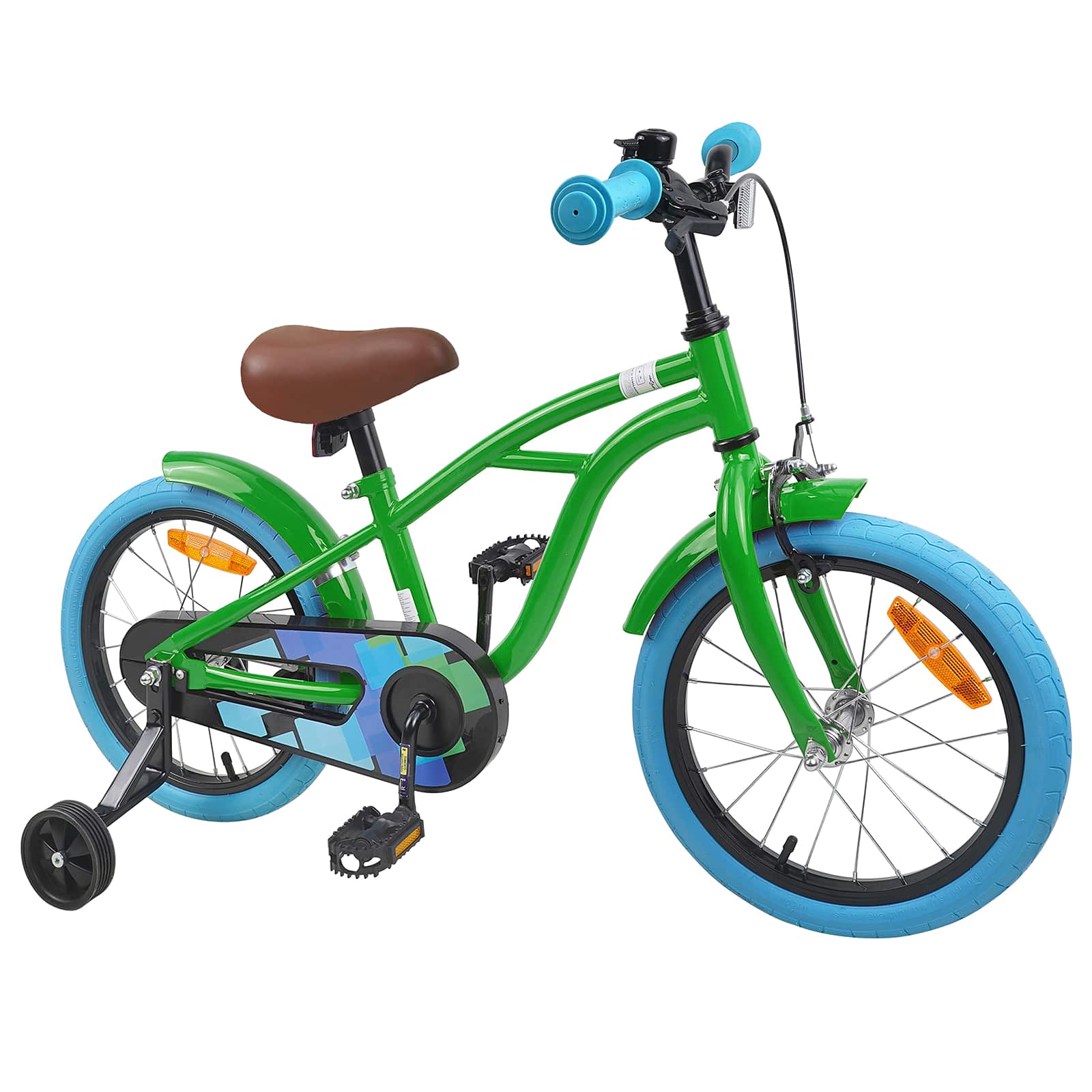 Laste Bike 16 Tolli 4–6 aastastele Roheline
