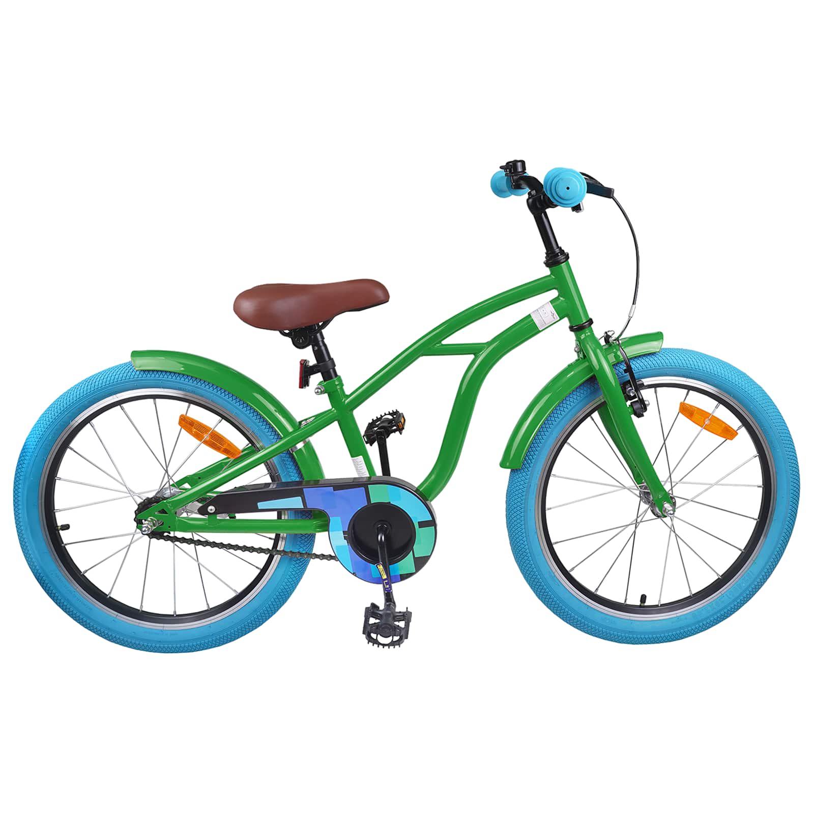 Laste Bike 18 Tolli 5-7 aastastele Roheline