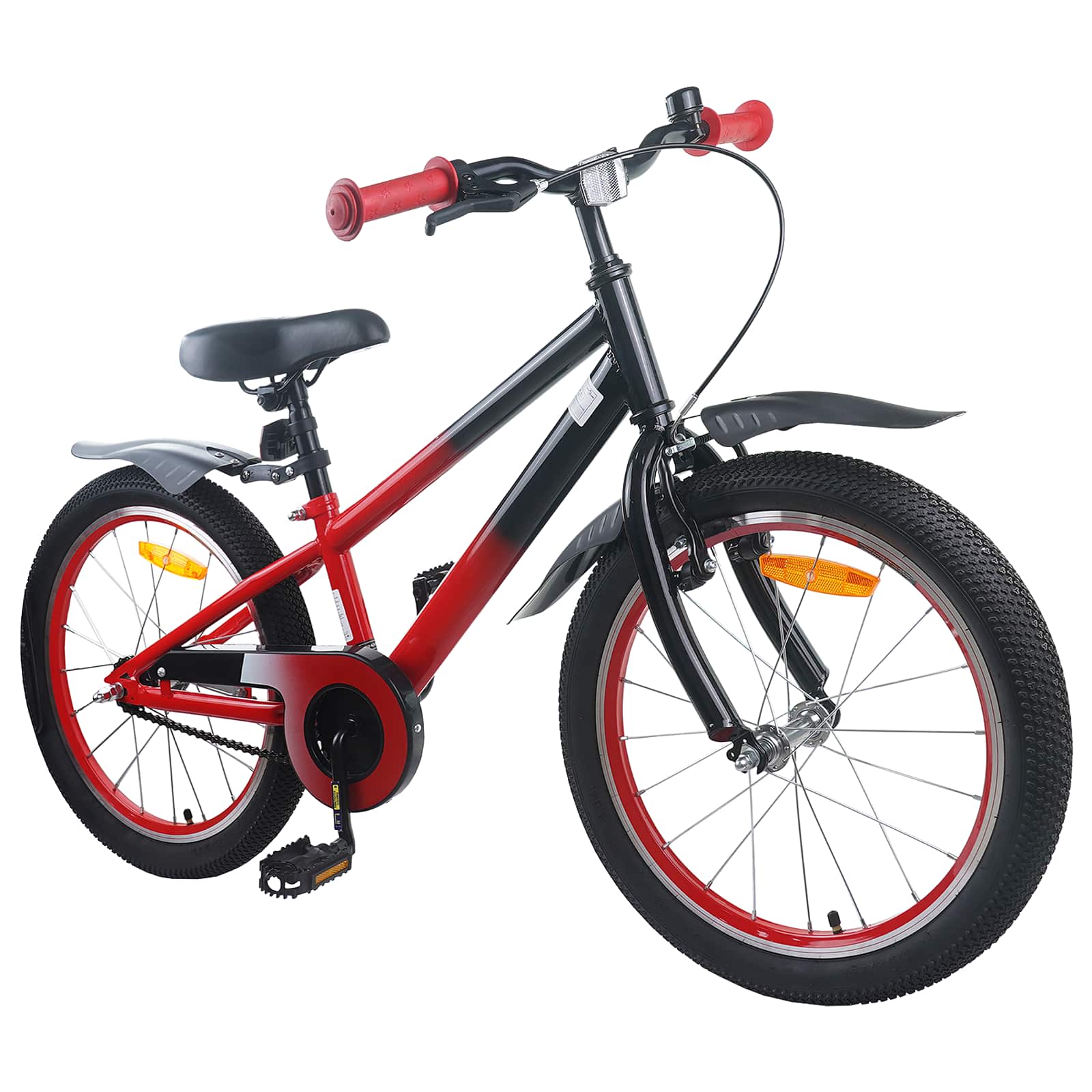 Laste Bike 22 Tolli 7-12 aastastele Punane ja Must