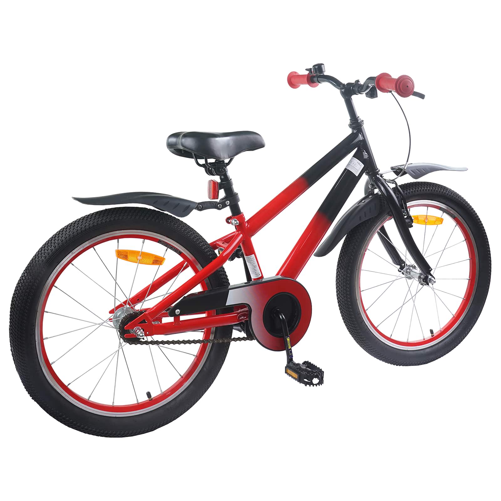 Laste Bike 22 Tolli 7-12 aastastele Punane ja Must