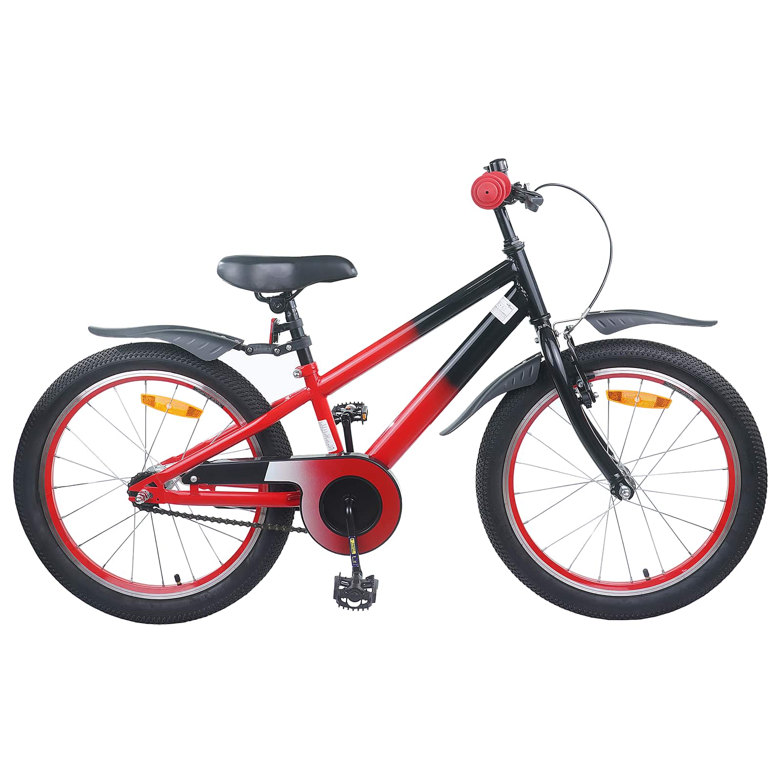 Laste Bike 22 Tolli 7-12 aastastele Punane ja Must
