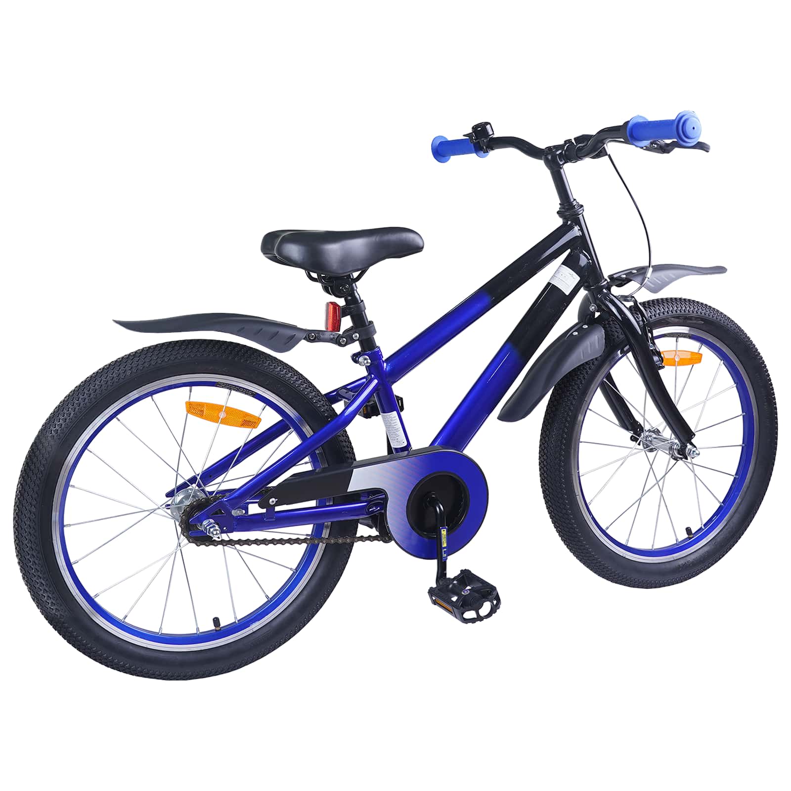 Laste Bike 20 Tolli vanuses 6-11 aastat Sinine must