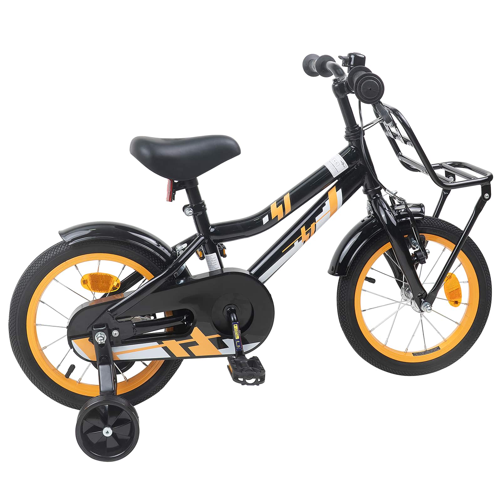 Laste Bike 12 Tolli 2-4 aastat vana Oranž Must