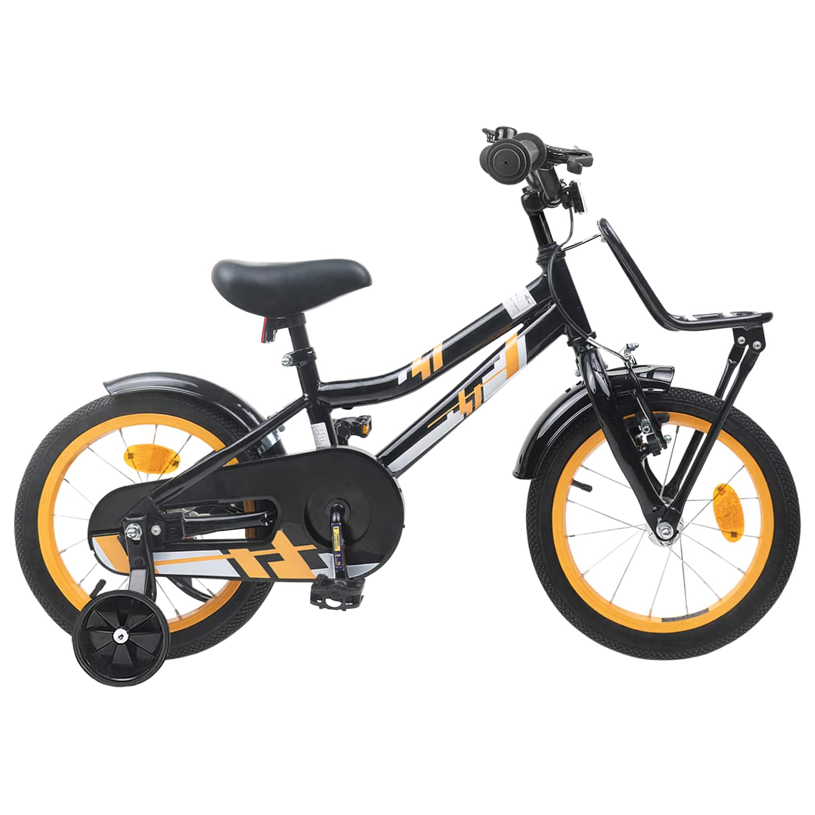 Laste Bike 12 Tolli 2-4 aastat vana Oranž Must