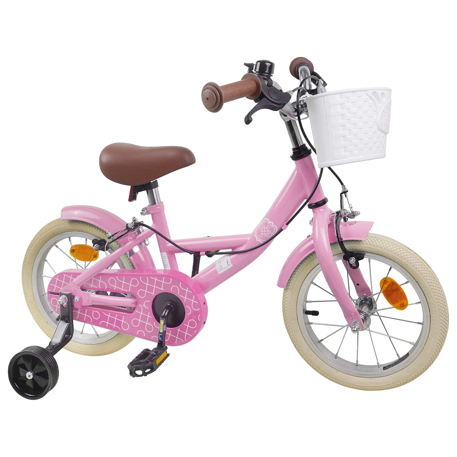 Laste Bike 14 Tolli 3-5 Aastat Hele roosa