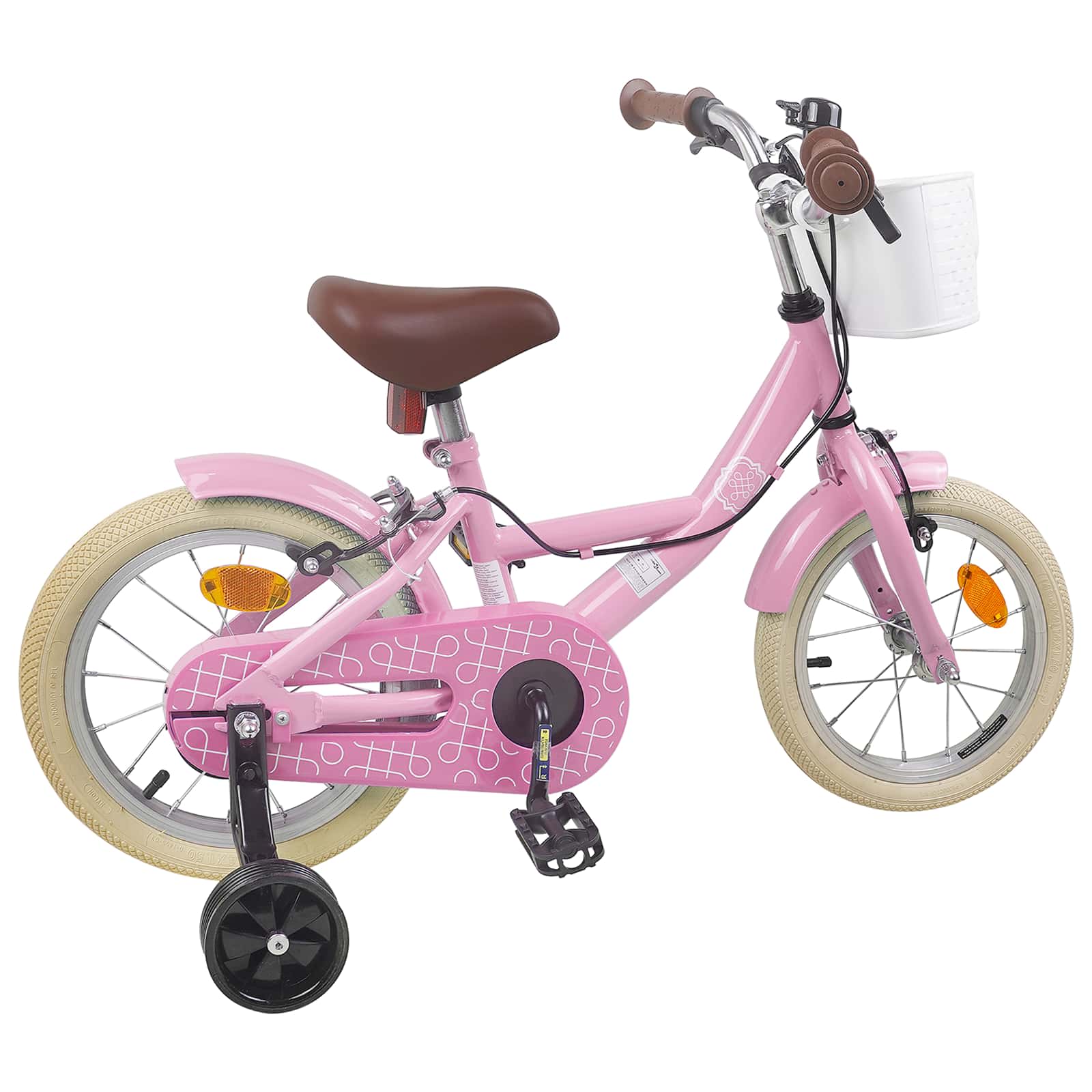 Laste Bike 14 Tolli 3-5 Aastat Hele roosa