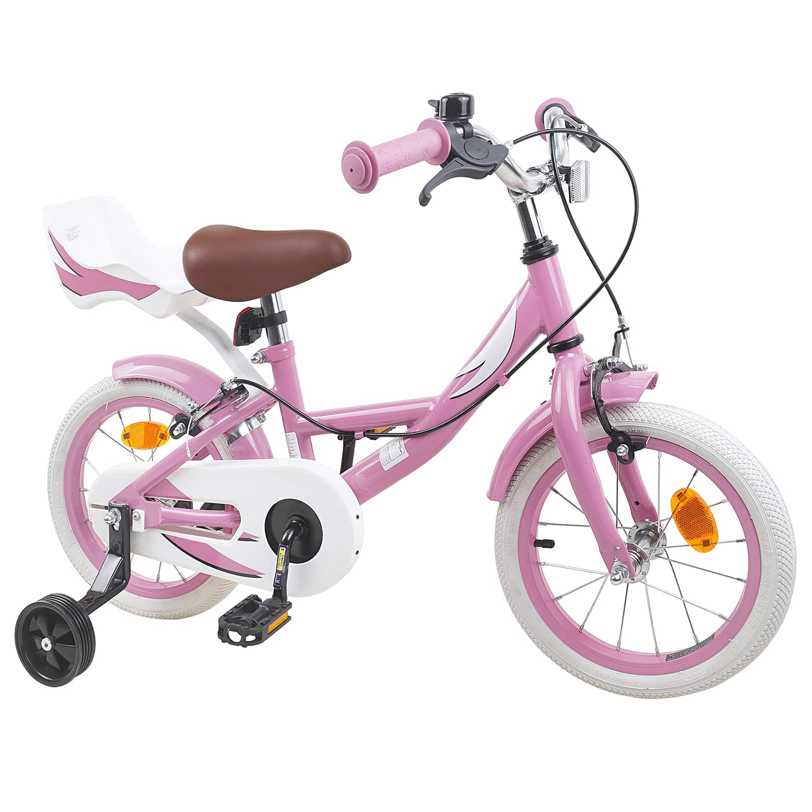 Laste Bike 16 Tolli 4–6 aastastele Hele roosa