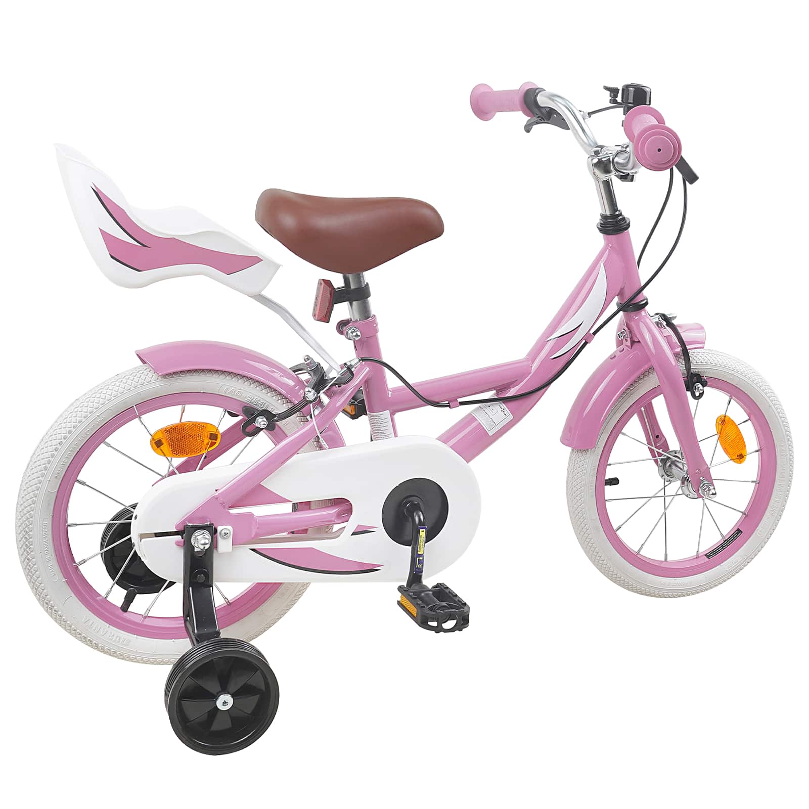Laste Bike 16 Tolli 4–6 aastastele Hele roosa