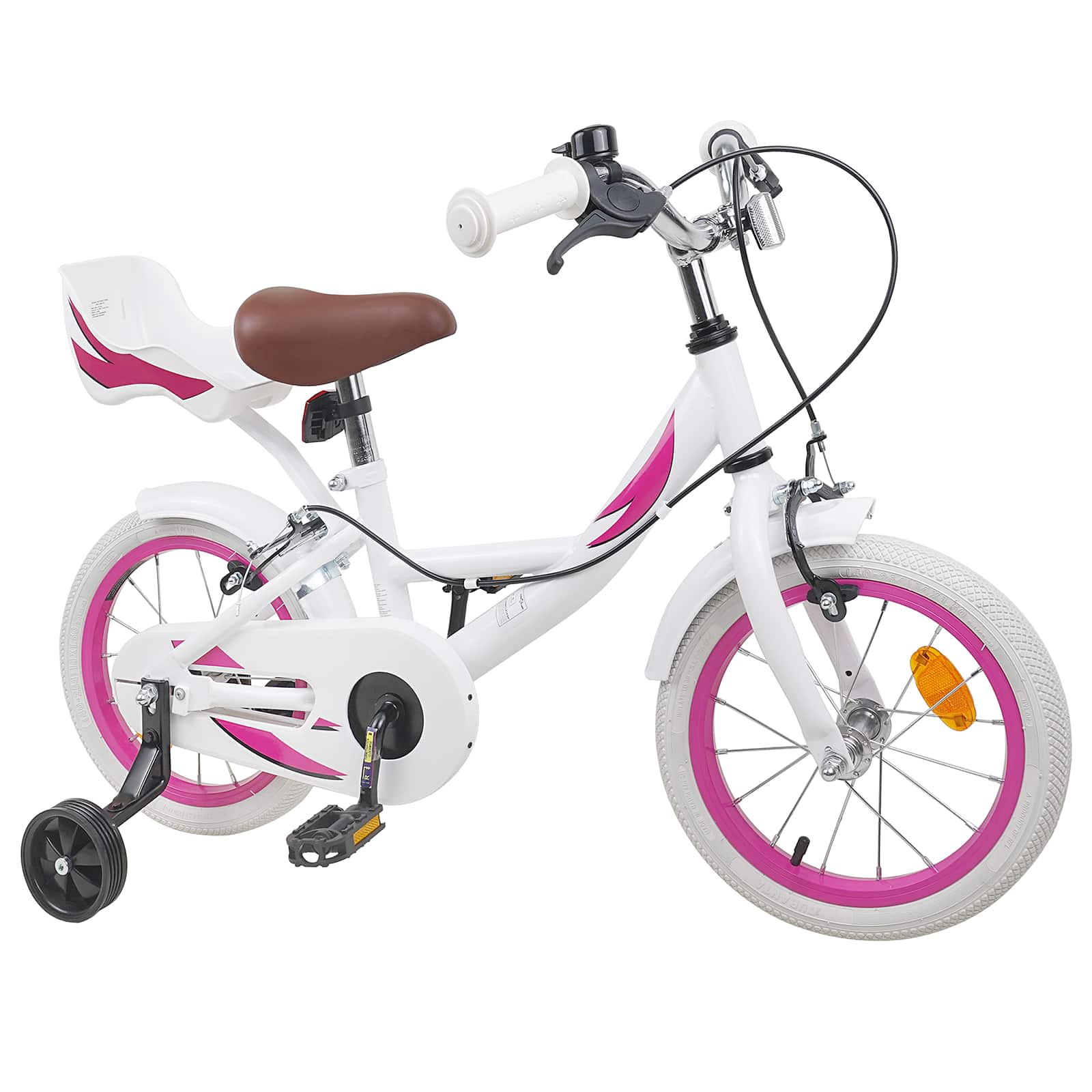 Laste Bike 14 Tolli 3-5 Aastat Valge
