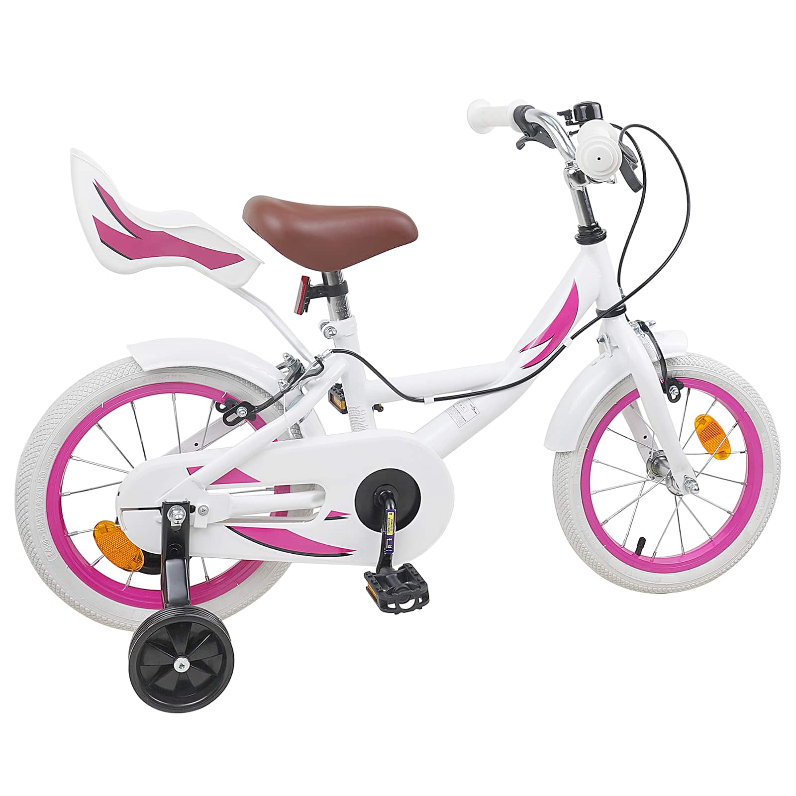 Laste Bike 14 Tolli 3-5 Aastat Valge
