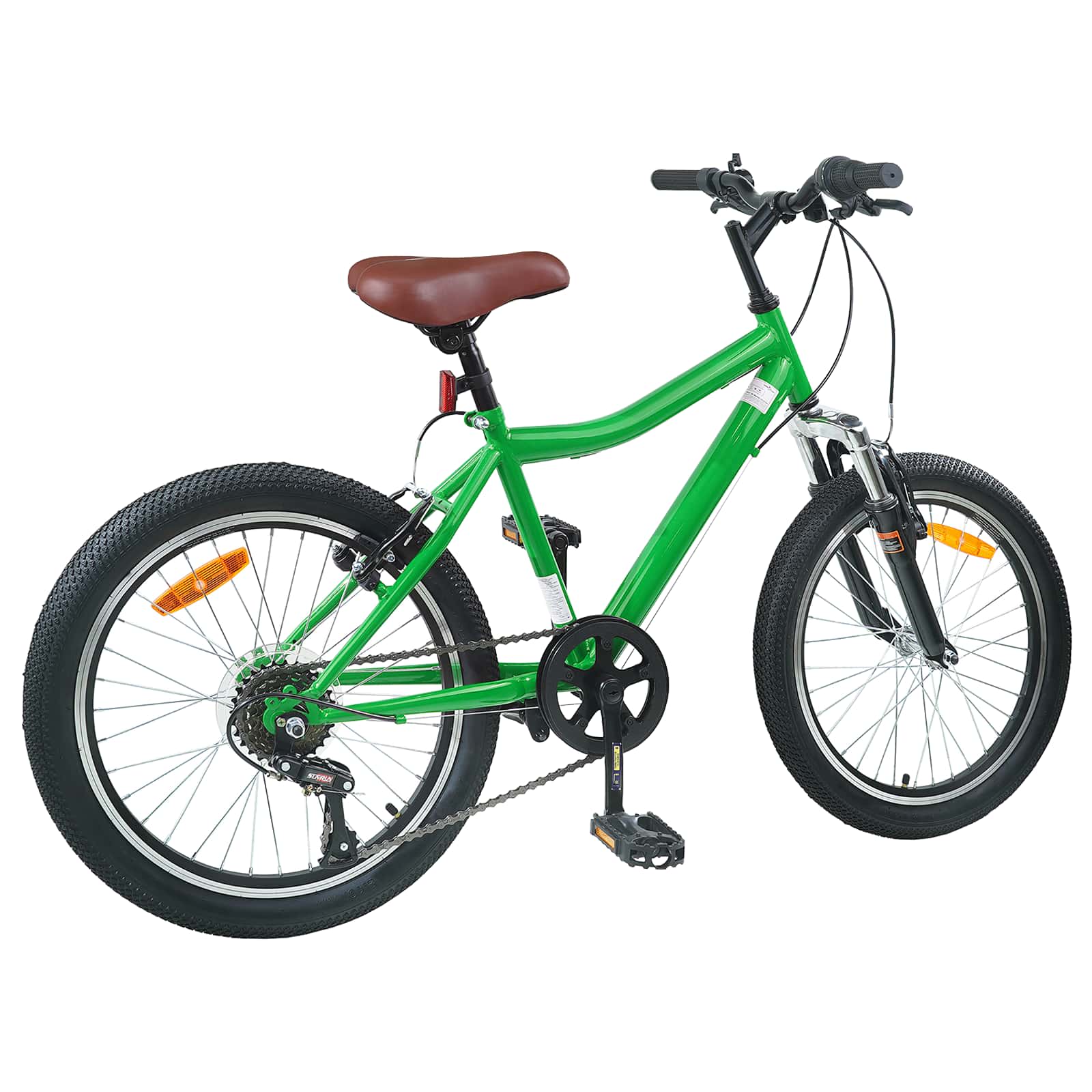Laste Bike 24 Tolli 6-Kiirus 8-12 aastastele Roheline