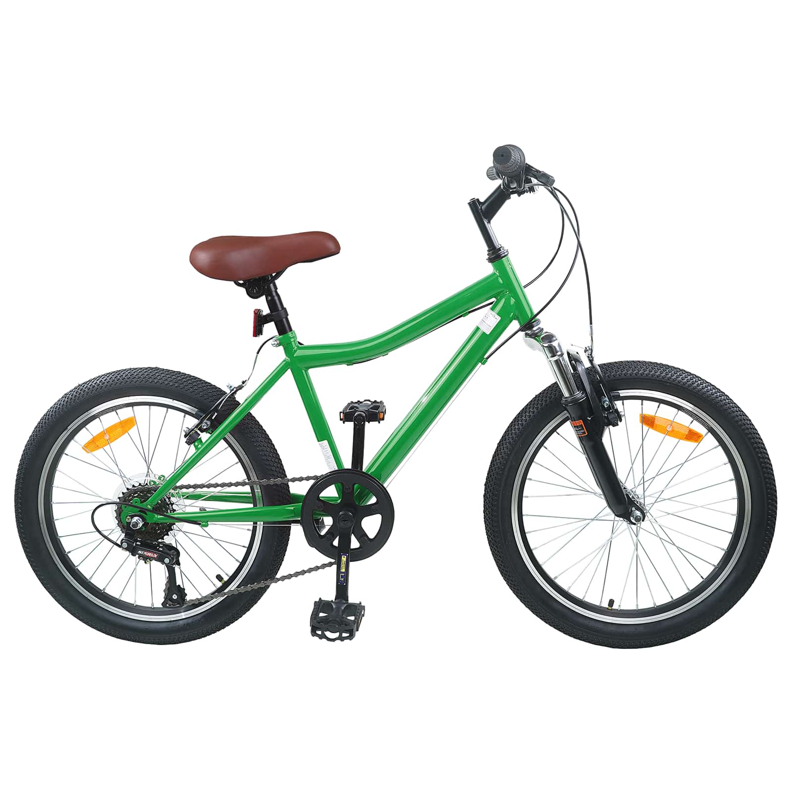 Laste Bike 24 Tolli 6-Kiirus 8-12 aastastele Roheline