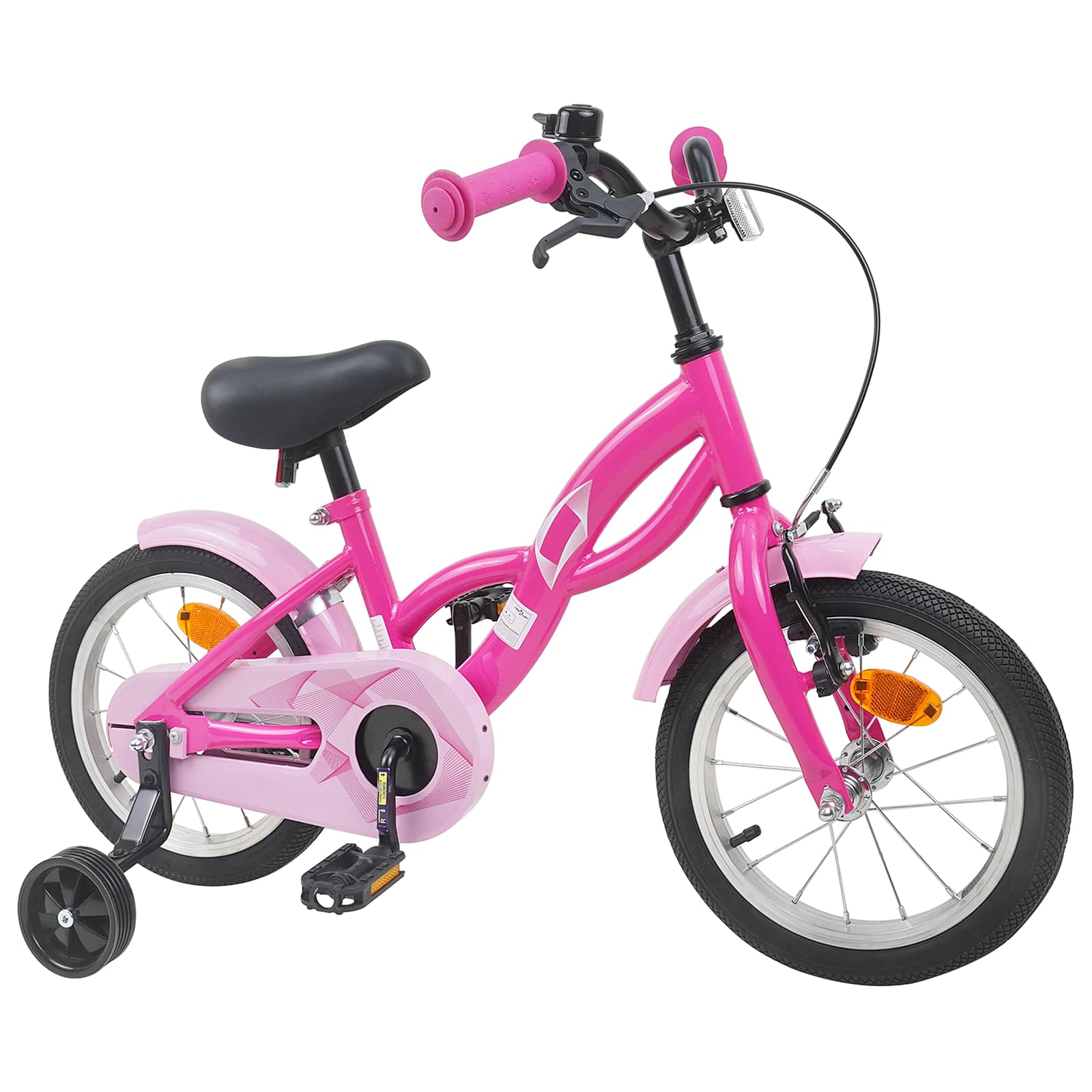 Laste Bike 16 Tolli 4–6 aastastele Tumepink