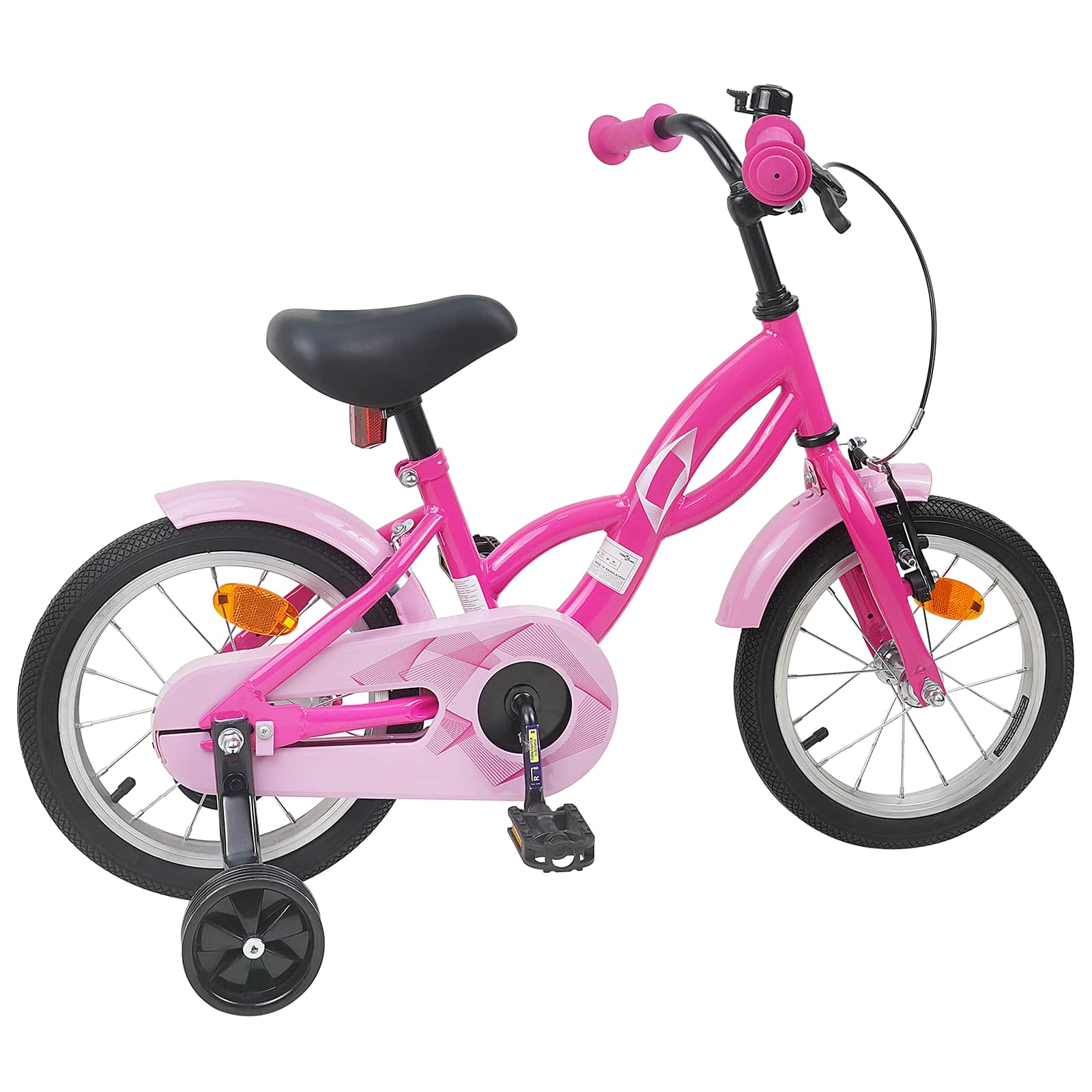 Laste Bike 16 Tolli 4–6 aastastele Tumepink