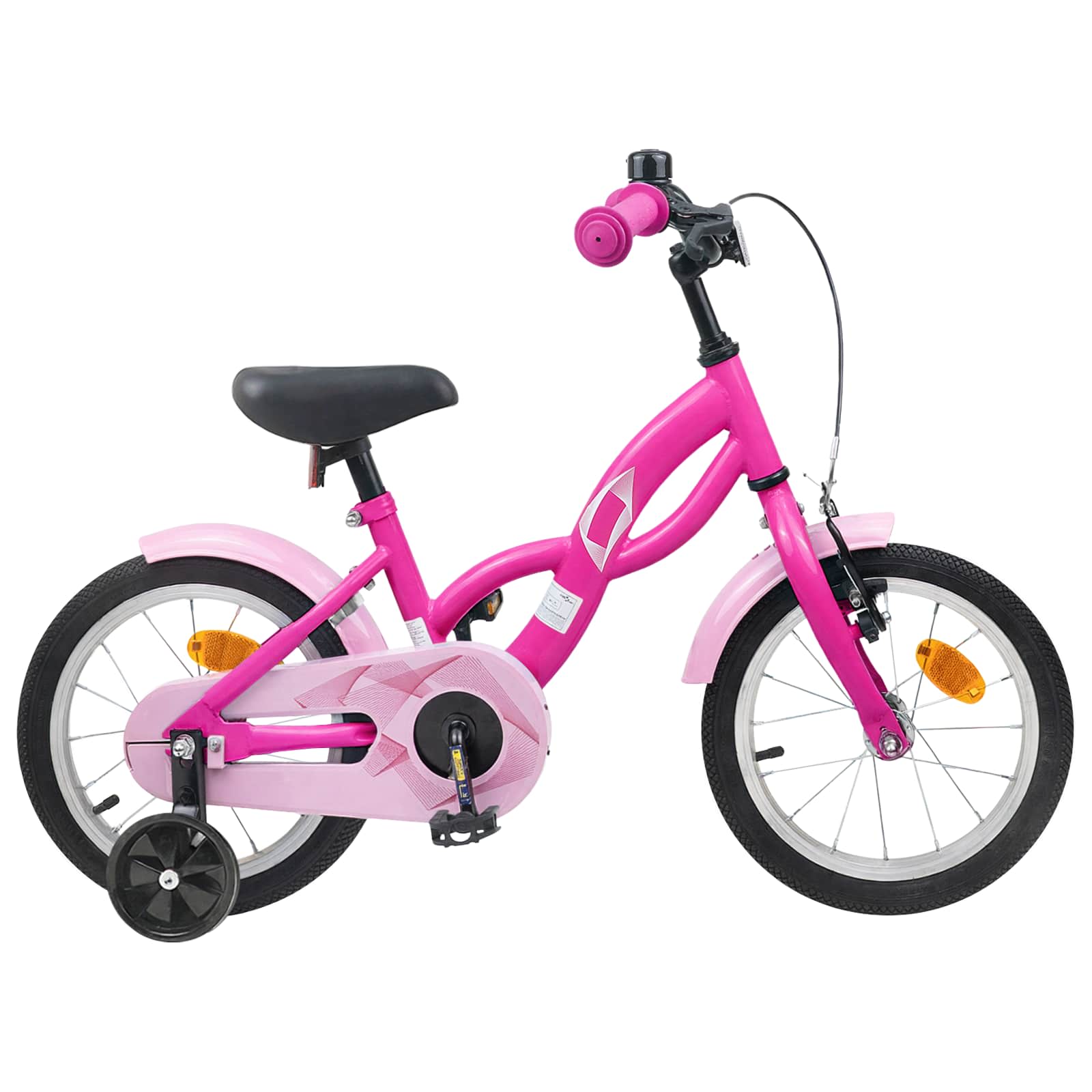 Laste Bike 16 Tolli 4–6 aastastele Tumepink