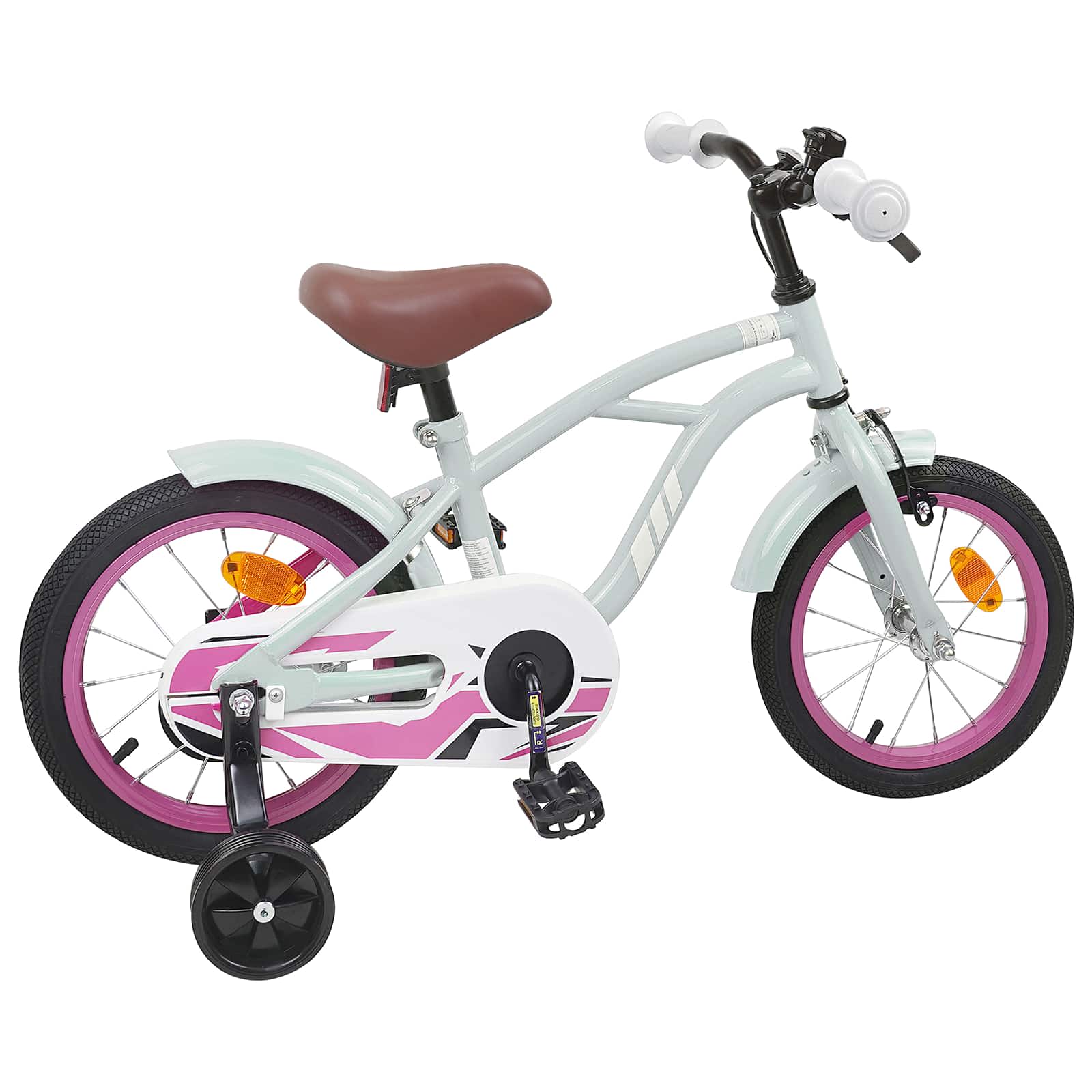 Laste Bike 16 Tolli 4-6 aastastele Hele roheline