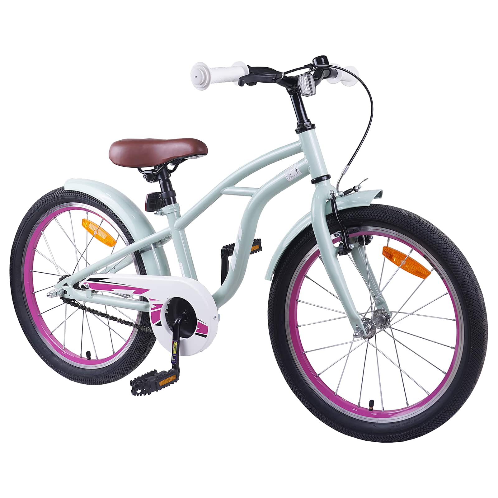Laste Bike 20 Tolli vanuses 6-11 aastat Hele roheline