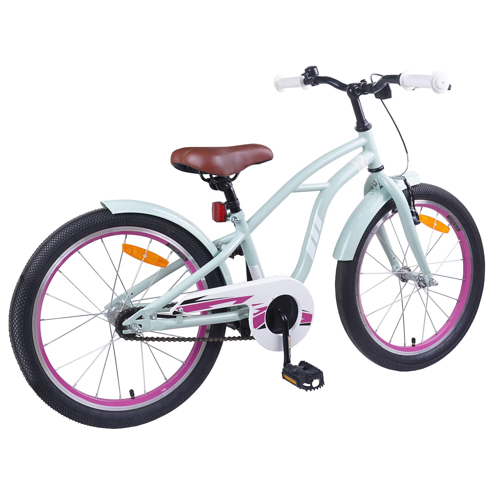 Laste Bike 20 Tolli vanuses 6-11 aastat Hele roheline