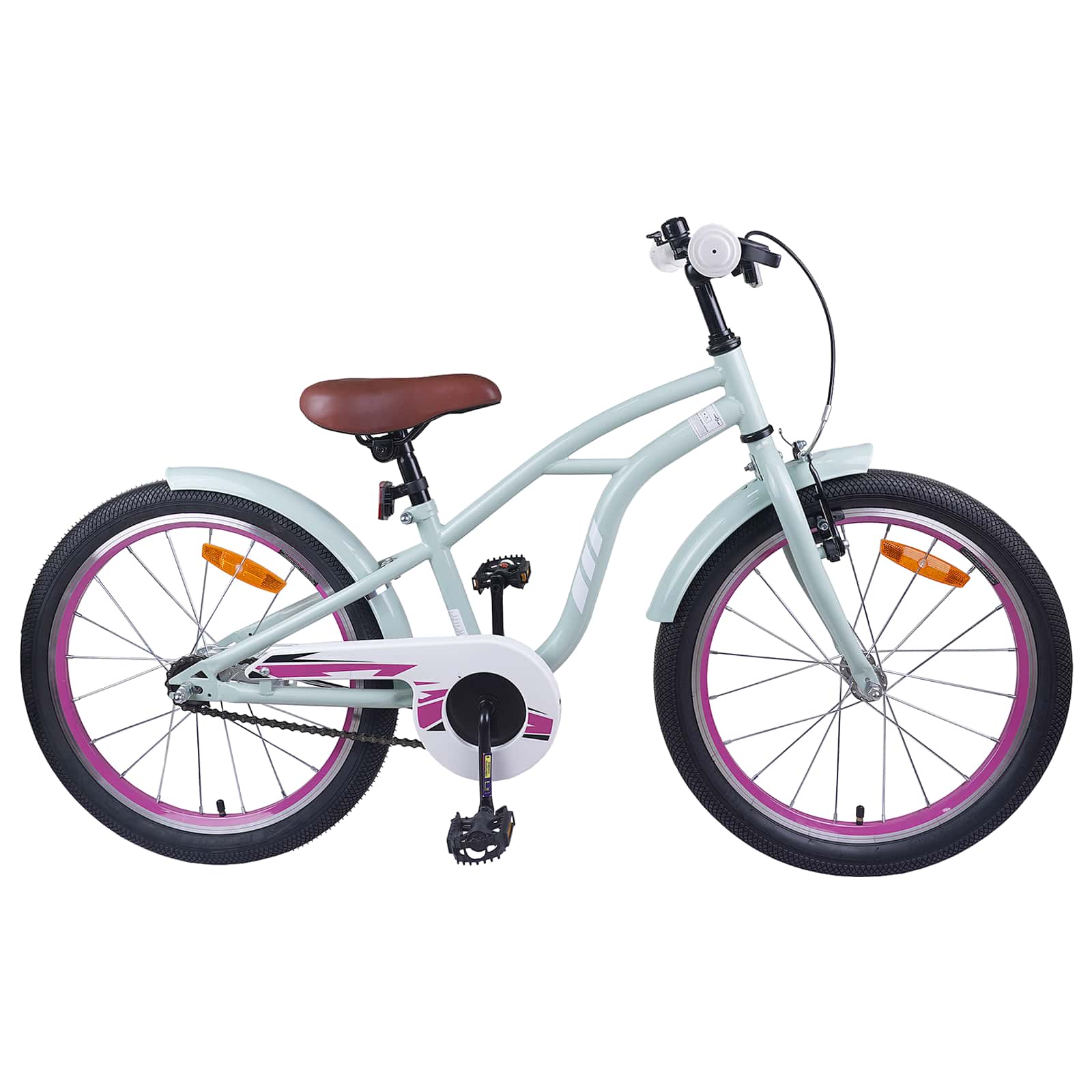 Laste Bike 20 Tolli vanuses 6-11 aastat Hele roheline