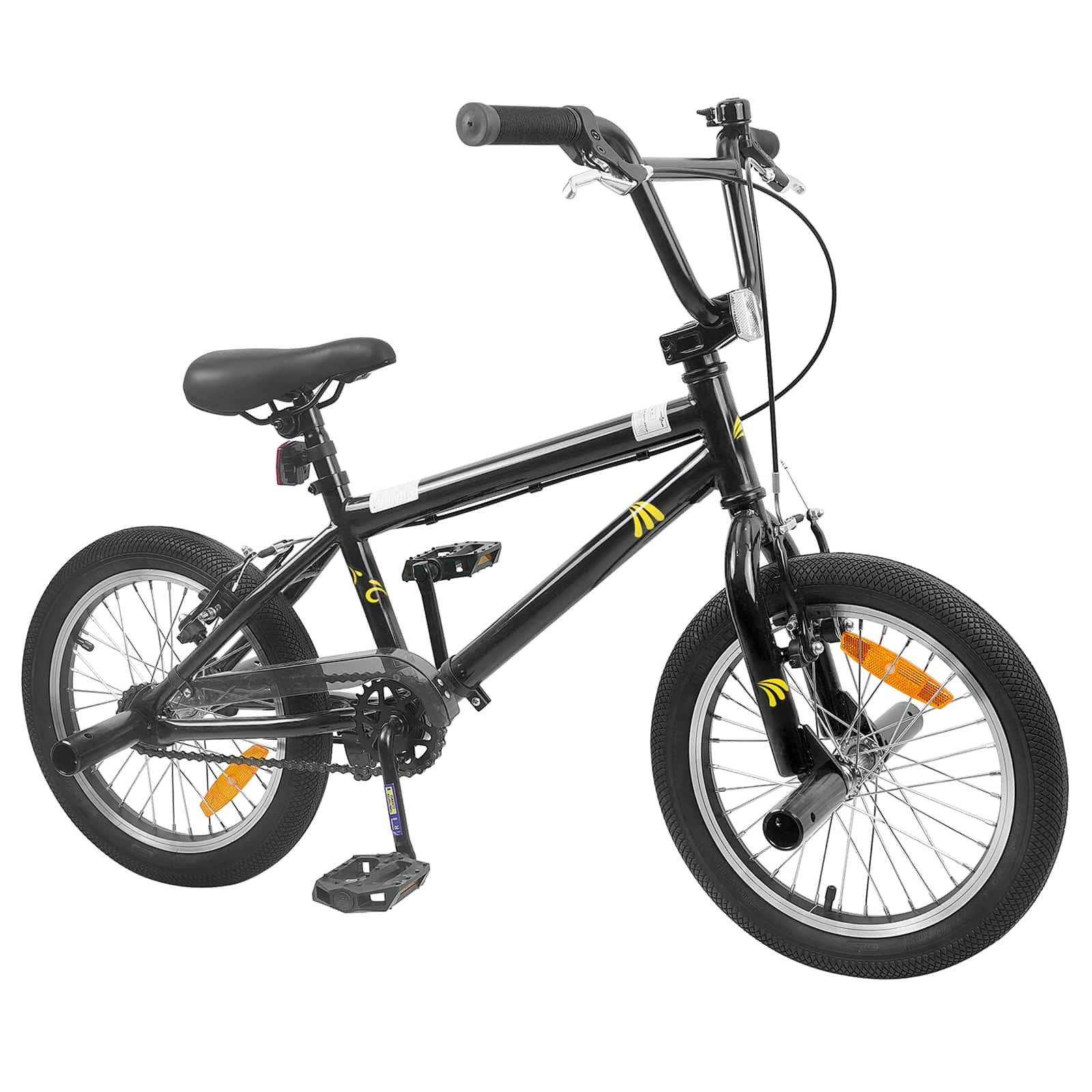 BMX Bike 20 Tolli üle 9 aasta vanused Must