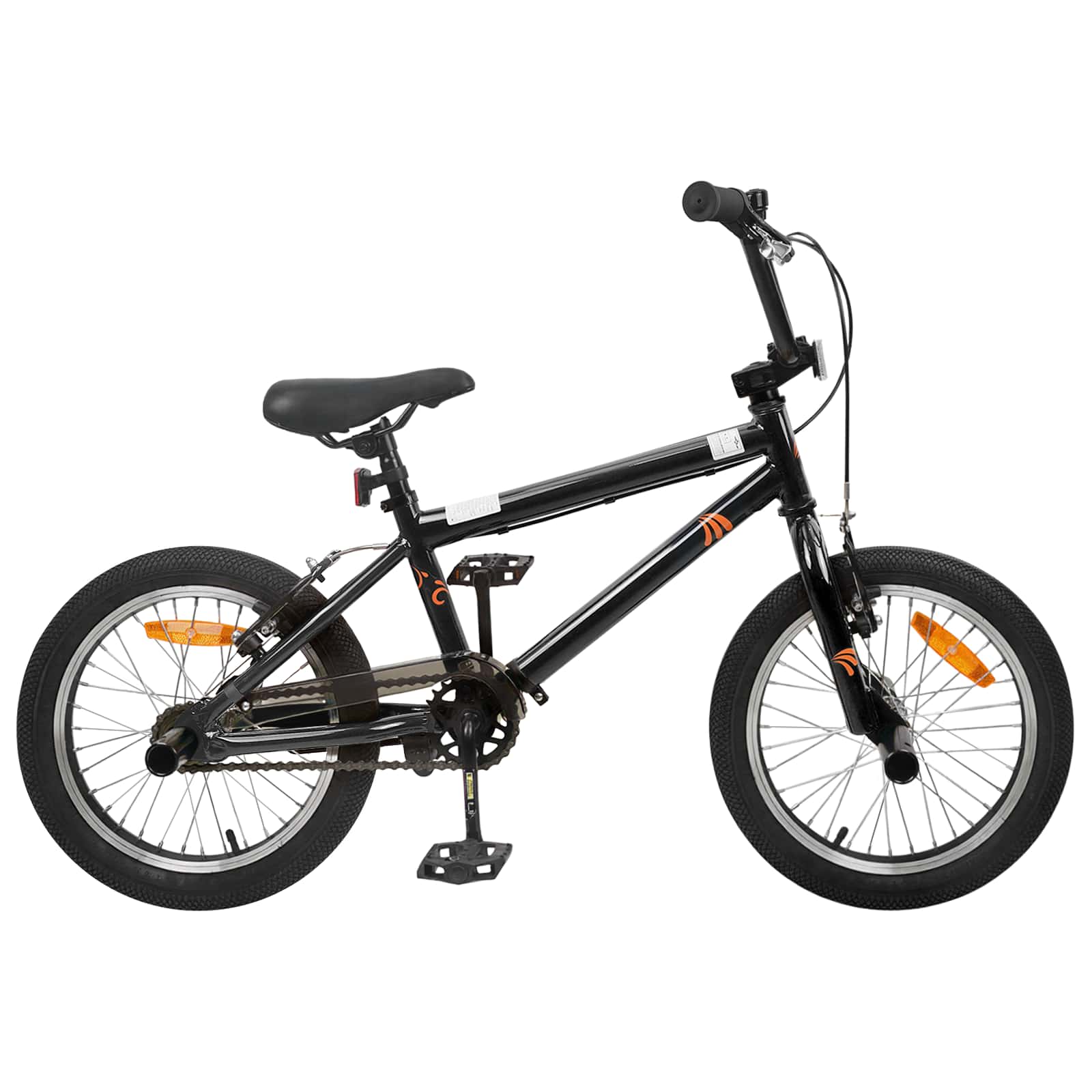 BMX Bike 20 Tolli 9-aastastele Must