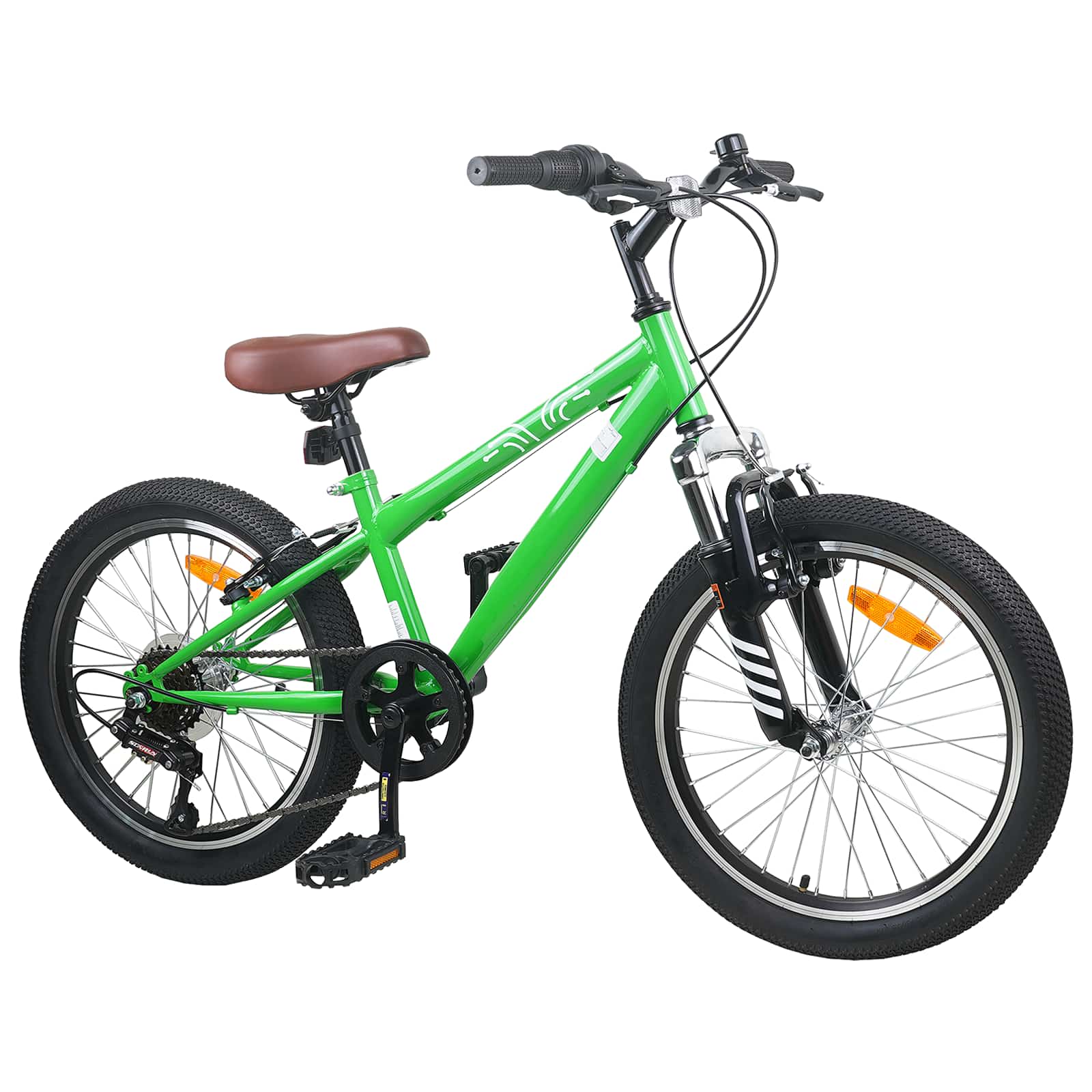 Mägi Bike 20 Tolli 6-Kiirus 5-8 aastastele Roheline