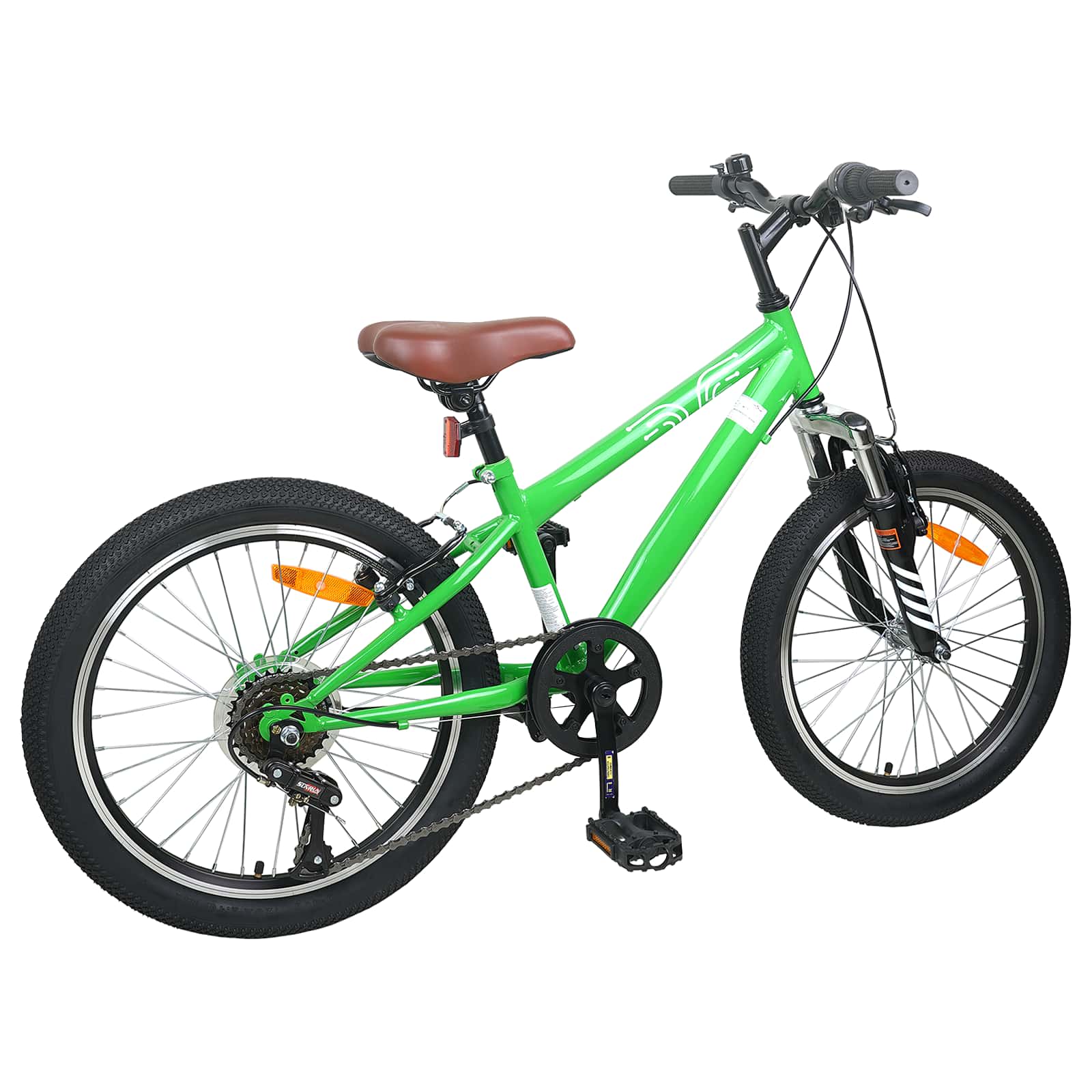 Mägi Bike 20 Tolli 6-Kiirus 5-8 aastastele Roheline