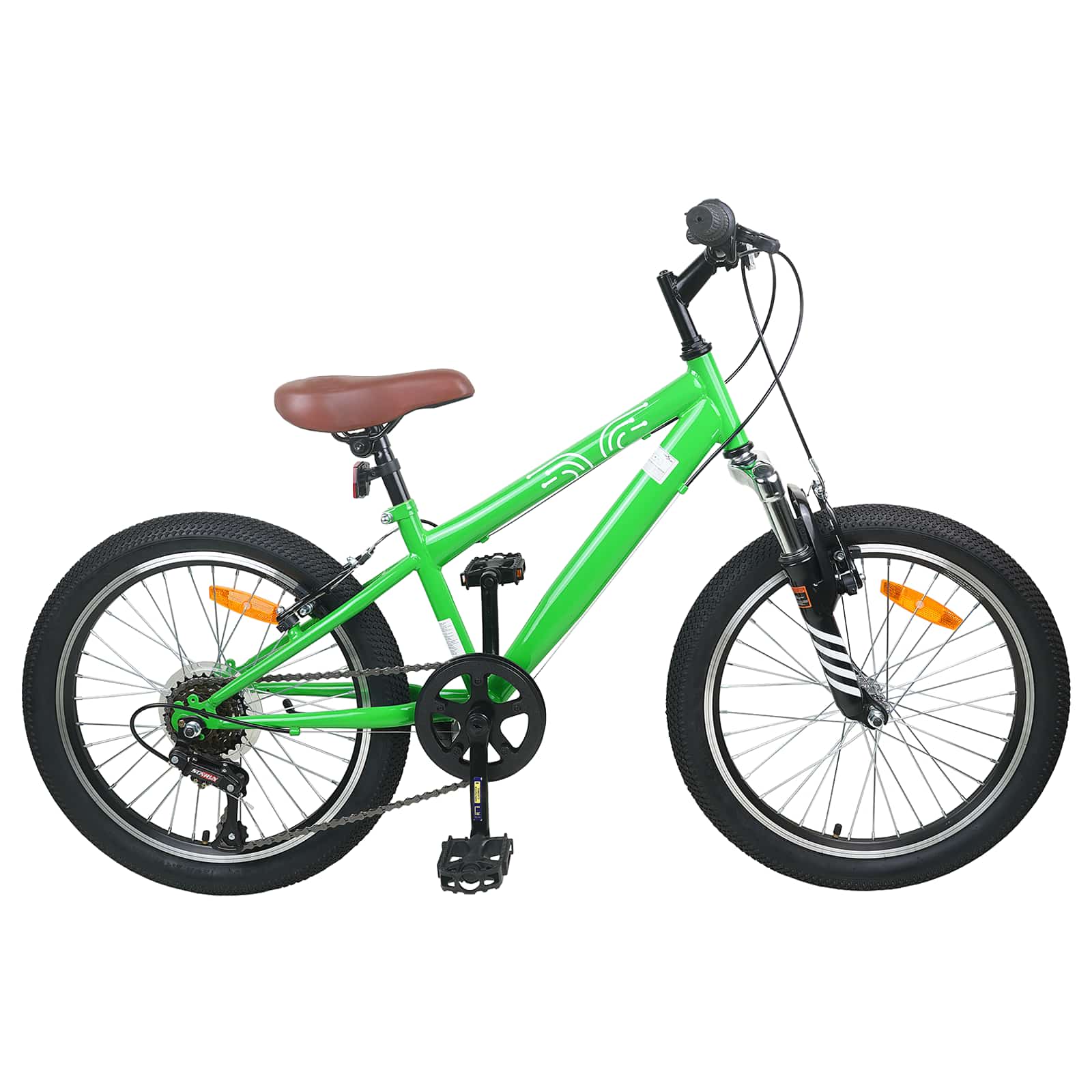 Mägi Bike 20 Tolli 6-Kiirus 5-8 aastastele Roheline