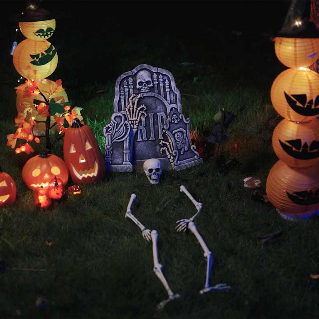 Halloween Skelett koos Maastepööristega Valge 45,5 x 13 cm