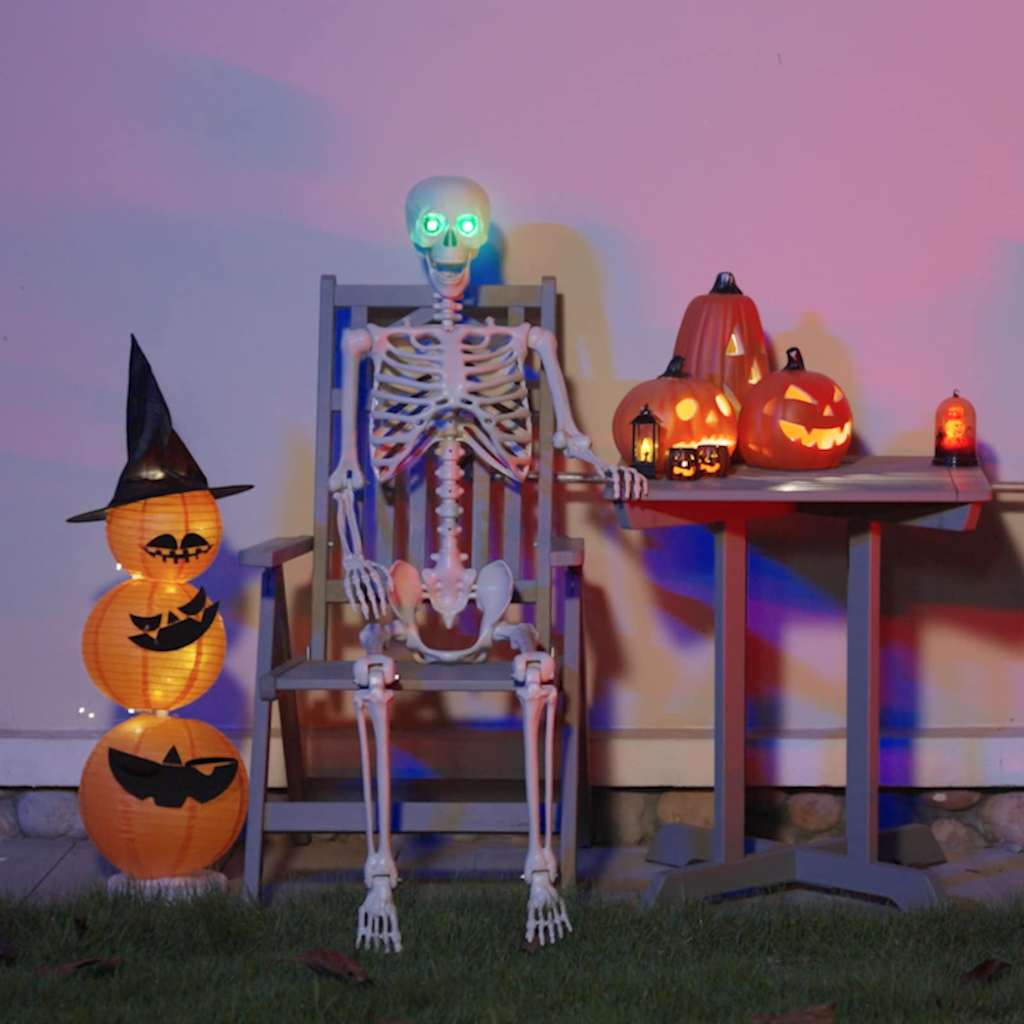 Halloweeni Skeleton Valge 155 x 38,5 cm Polüpropüleen