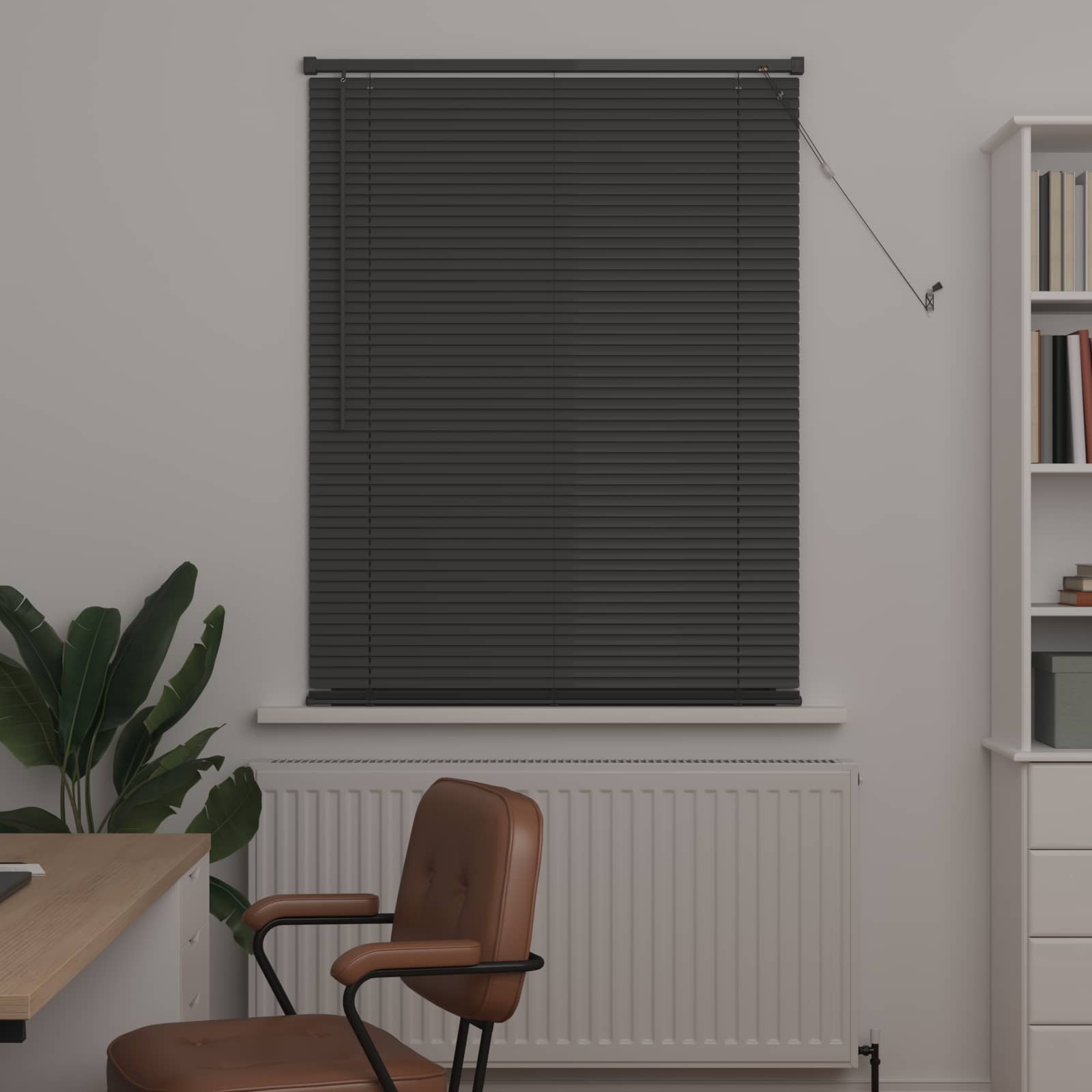 Veneetsia rulo Hõbehall 150 x 90 cm 25 mm PVC