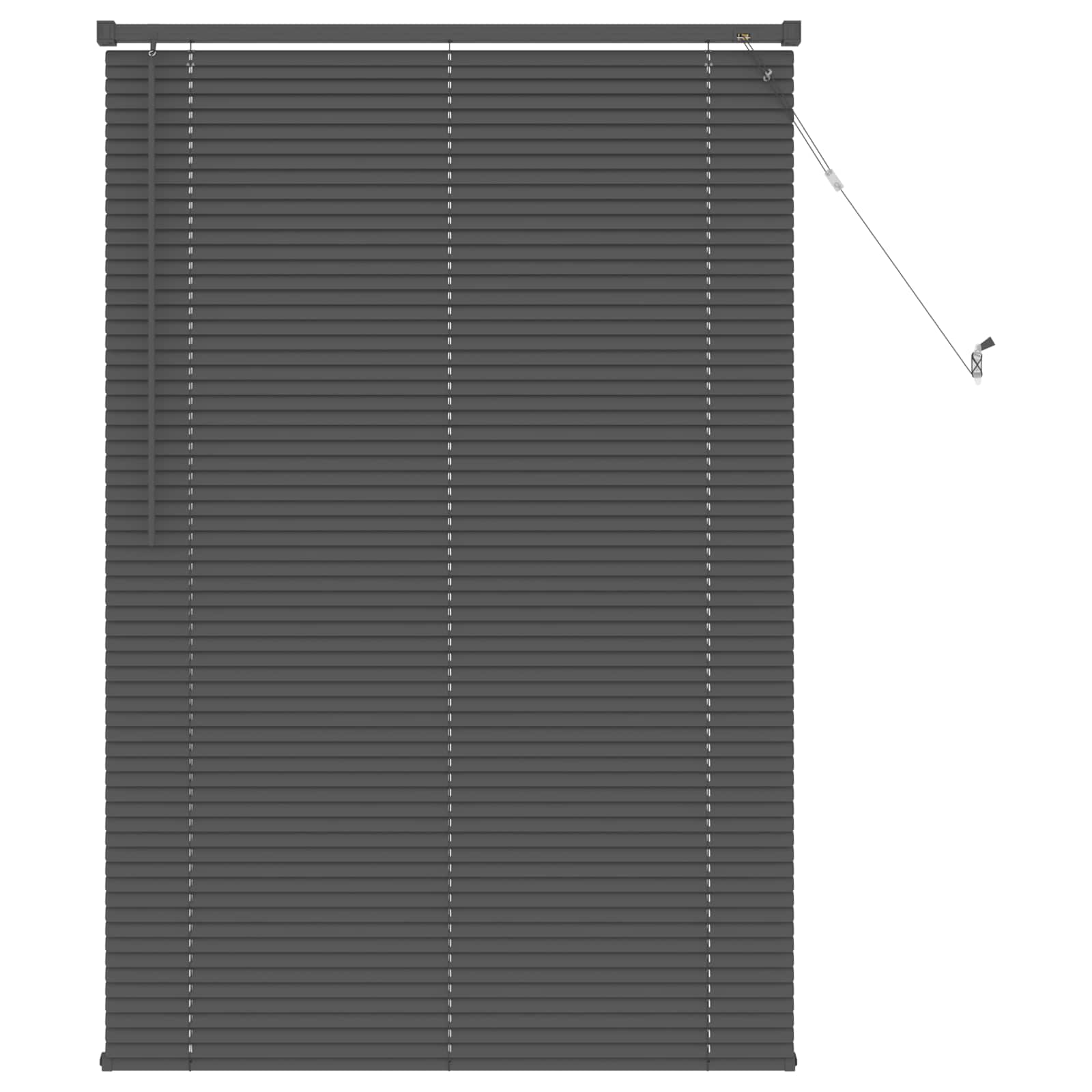 Veneetsia rulo Hõbehall 150 x 90 cm 25 mm PVC