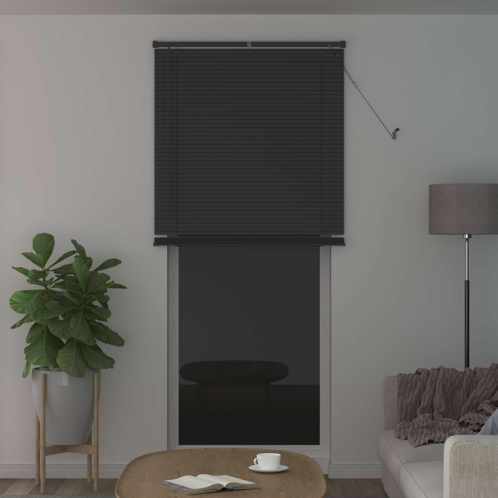 Veneetsia rulo Hõbehall 213 x 100 cm 25 mm PVC