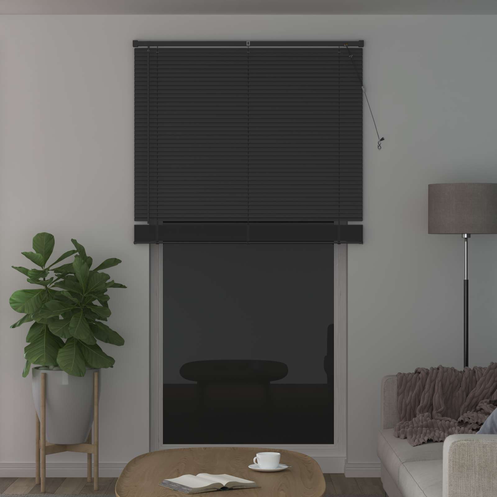 Veneetsia rulo Hõbehall 213 x 110 cm 25 mm PVC