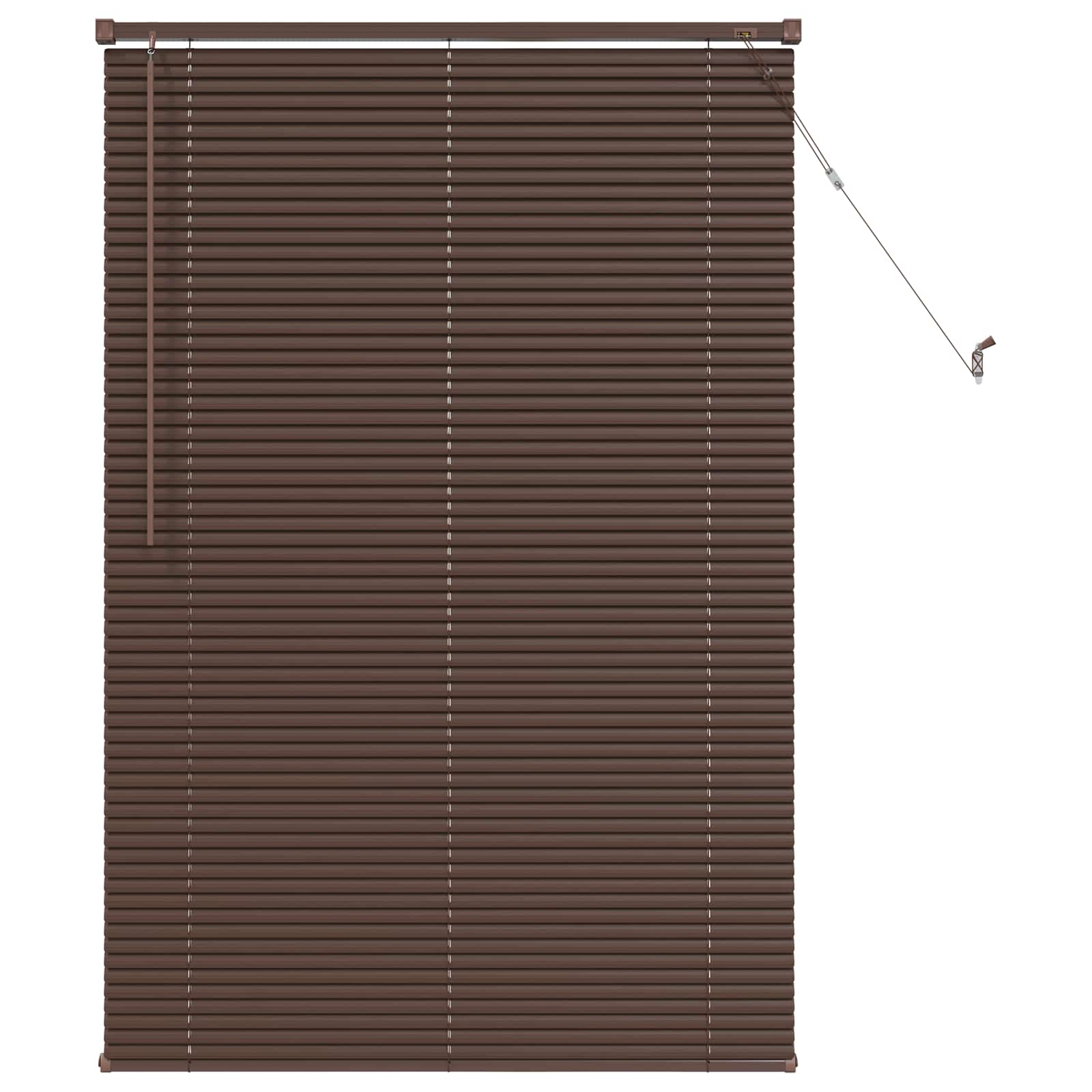 Veneetsia rulo Tumepruun mustriga 150 x 70 cm 25 mm PVC