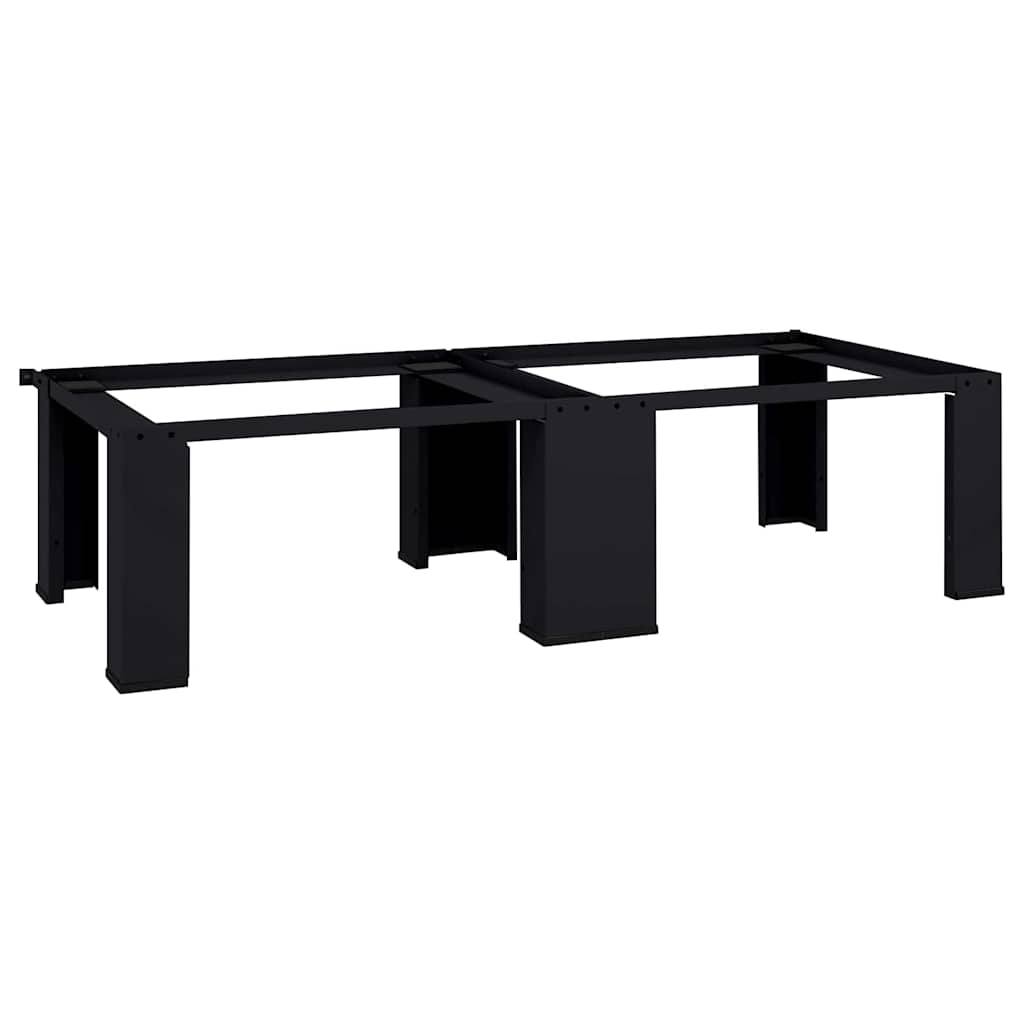 Pesumasina pedestal 2 tk Must 127 x 54,5 x 32,5 cm Teras