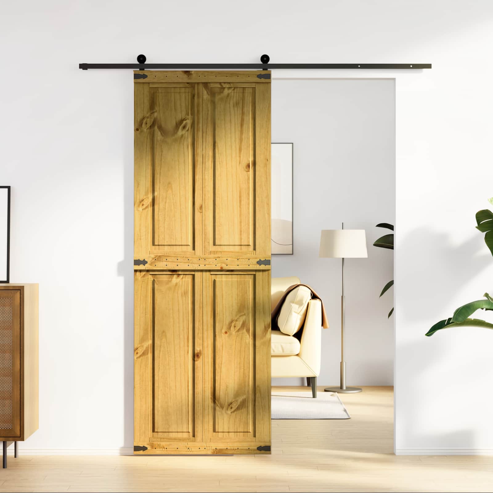 Küüniuks CORONA 70 x 210 cm Toekas männipuit Meepruun
