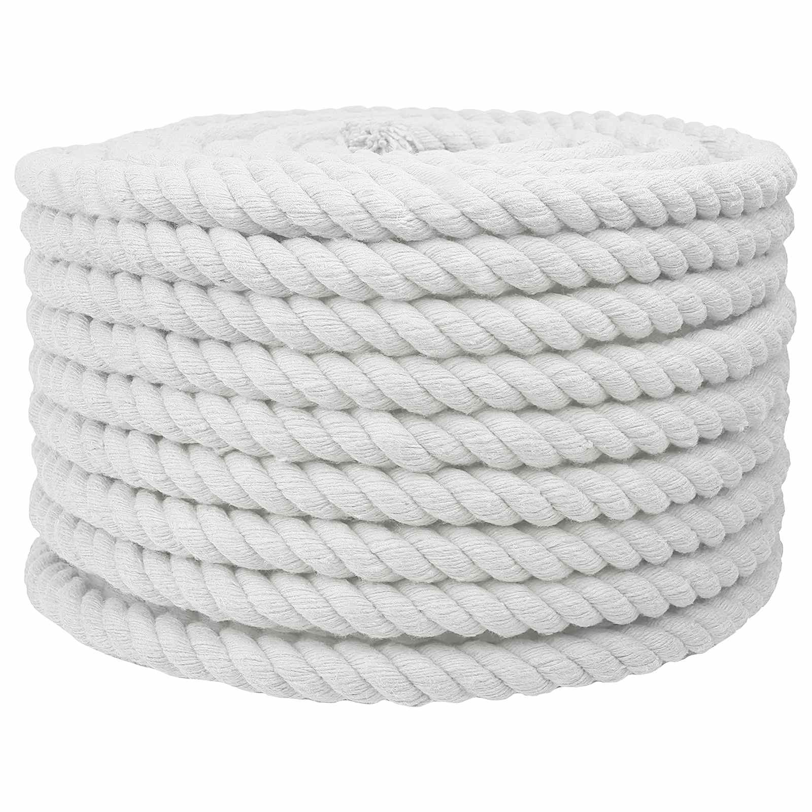 Puuvillane Köis 20 mm 50 m Valge 100% puuvill