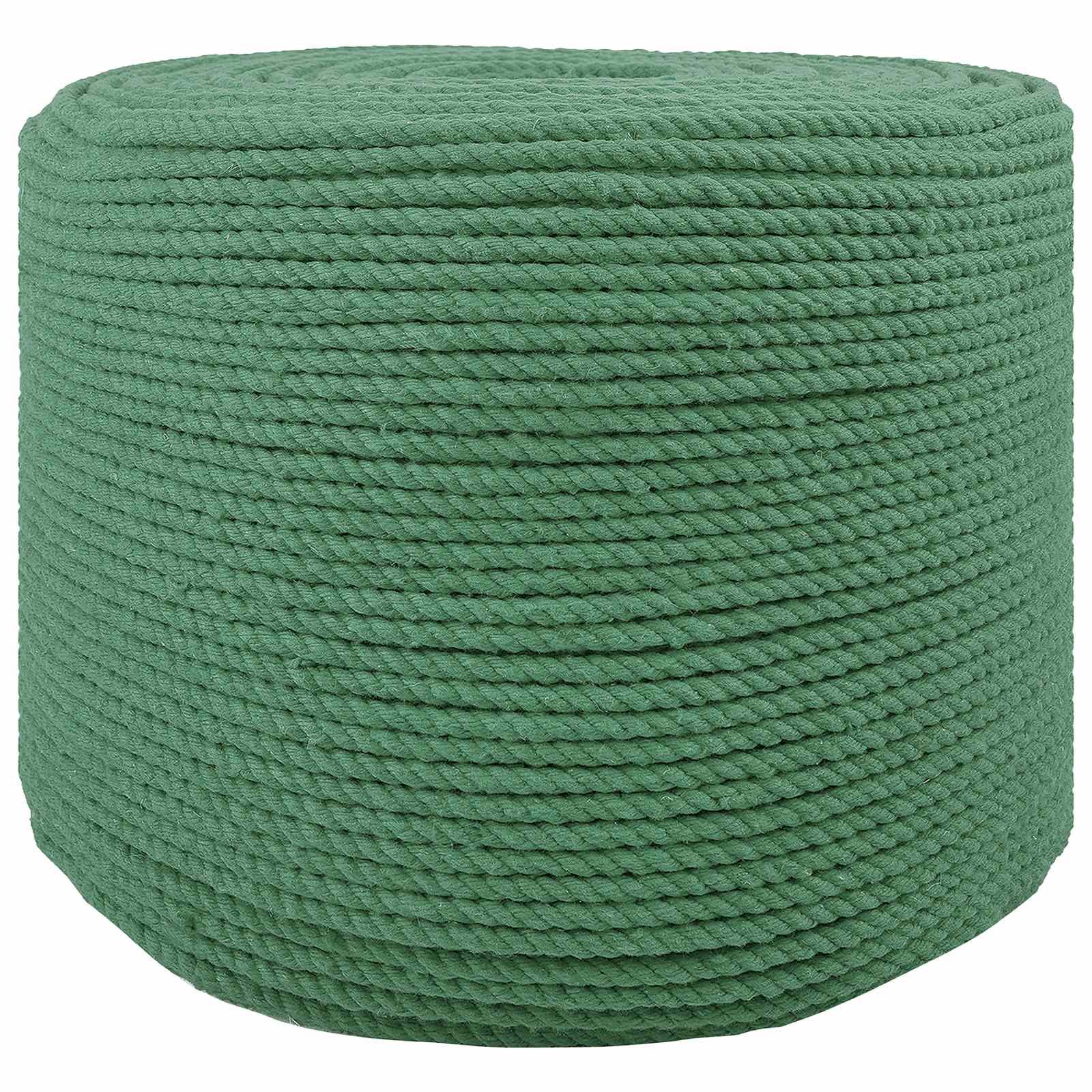Puuvillane nöör 4 mm 100 m Roheline 100% puuvill