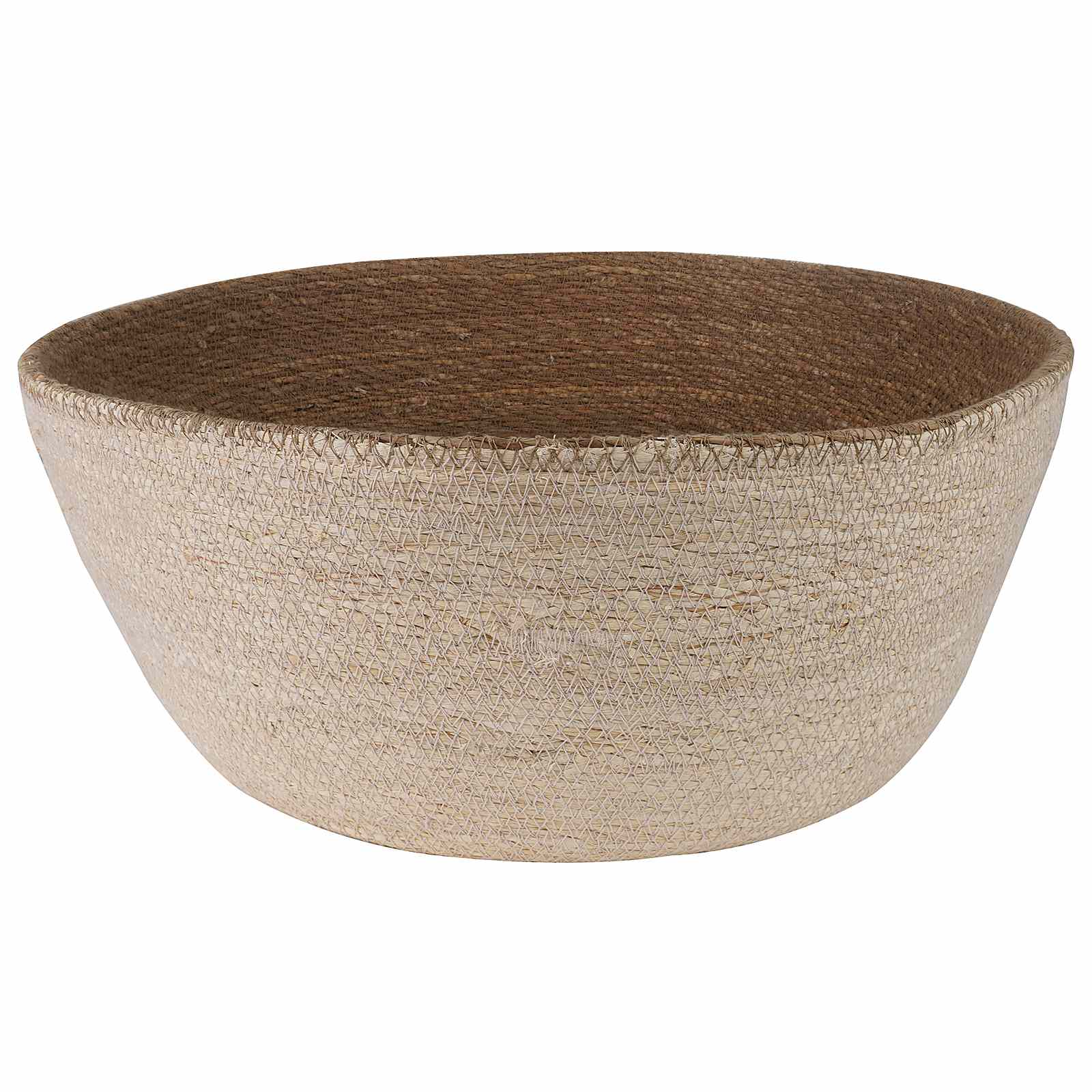 Käsiga taimepott Valge Ø 45 x 36 cm 100% Mererohi